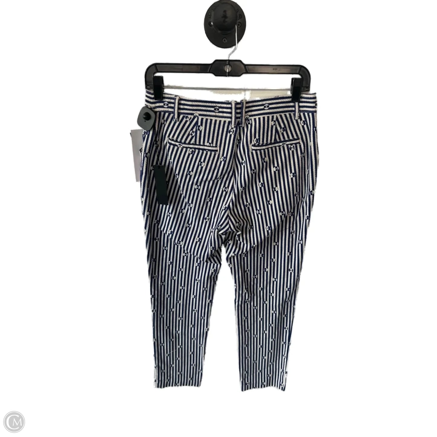 Pants Dress By Anthropologie In Blue & White, Size: 4