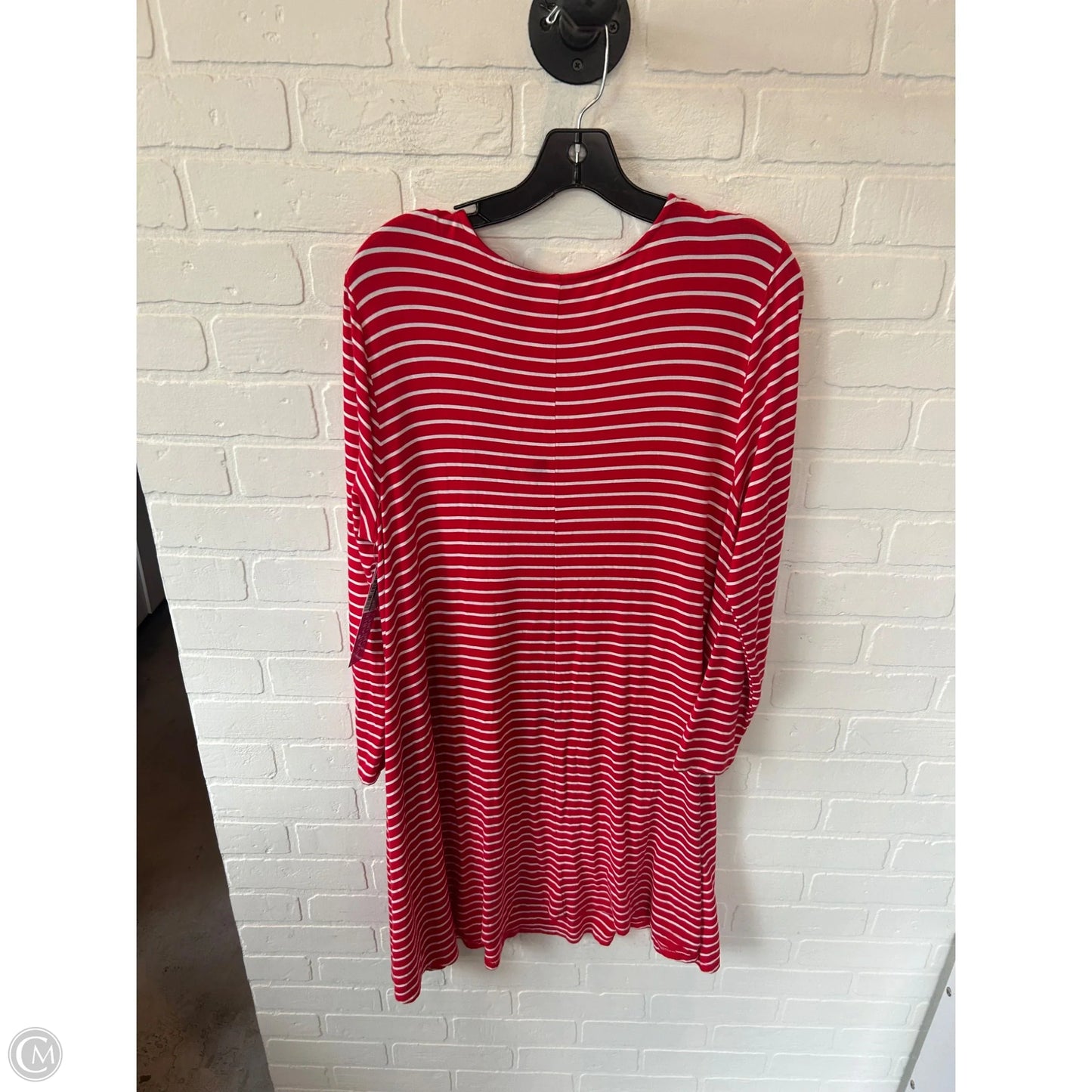 Dress Casual Short By Old Navy In Red & White, Size: Xl