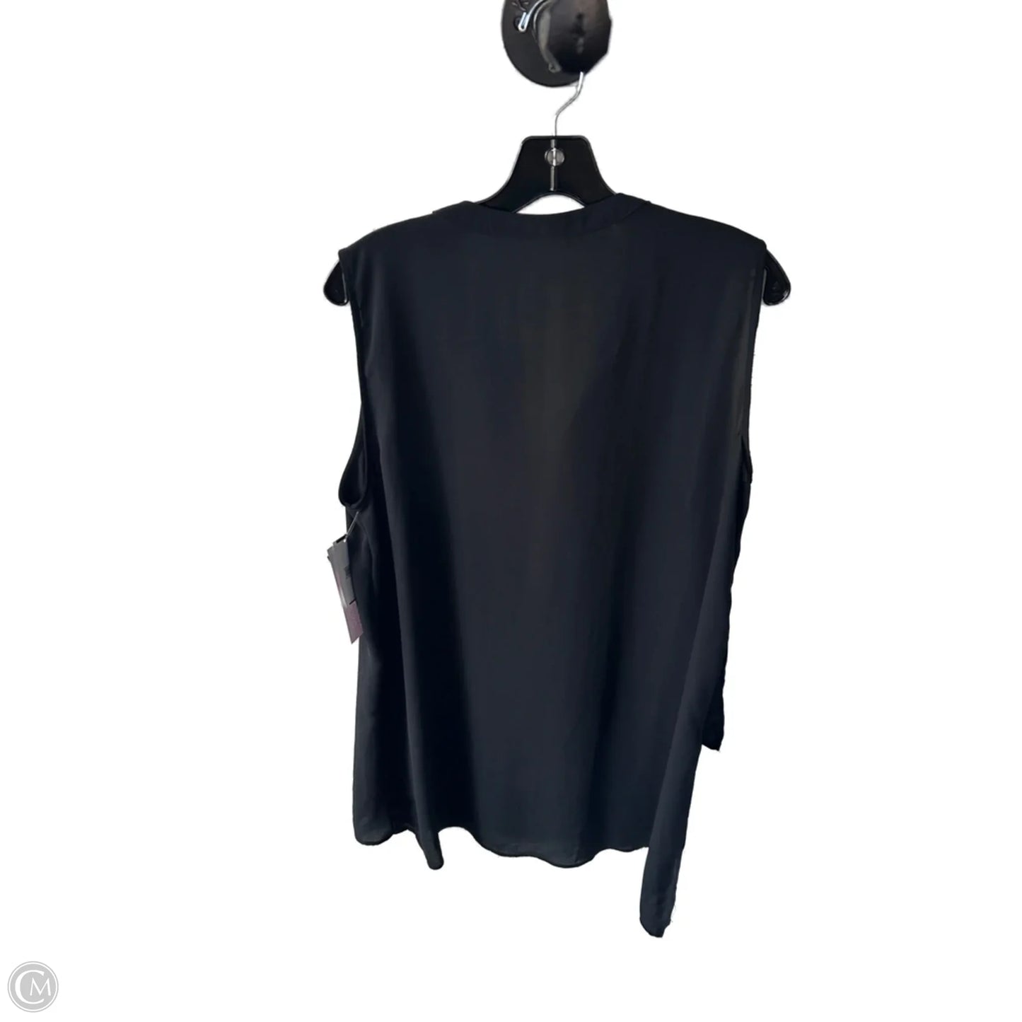 Top Sleeveless By Pleione In Black, Size: L