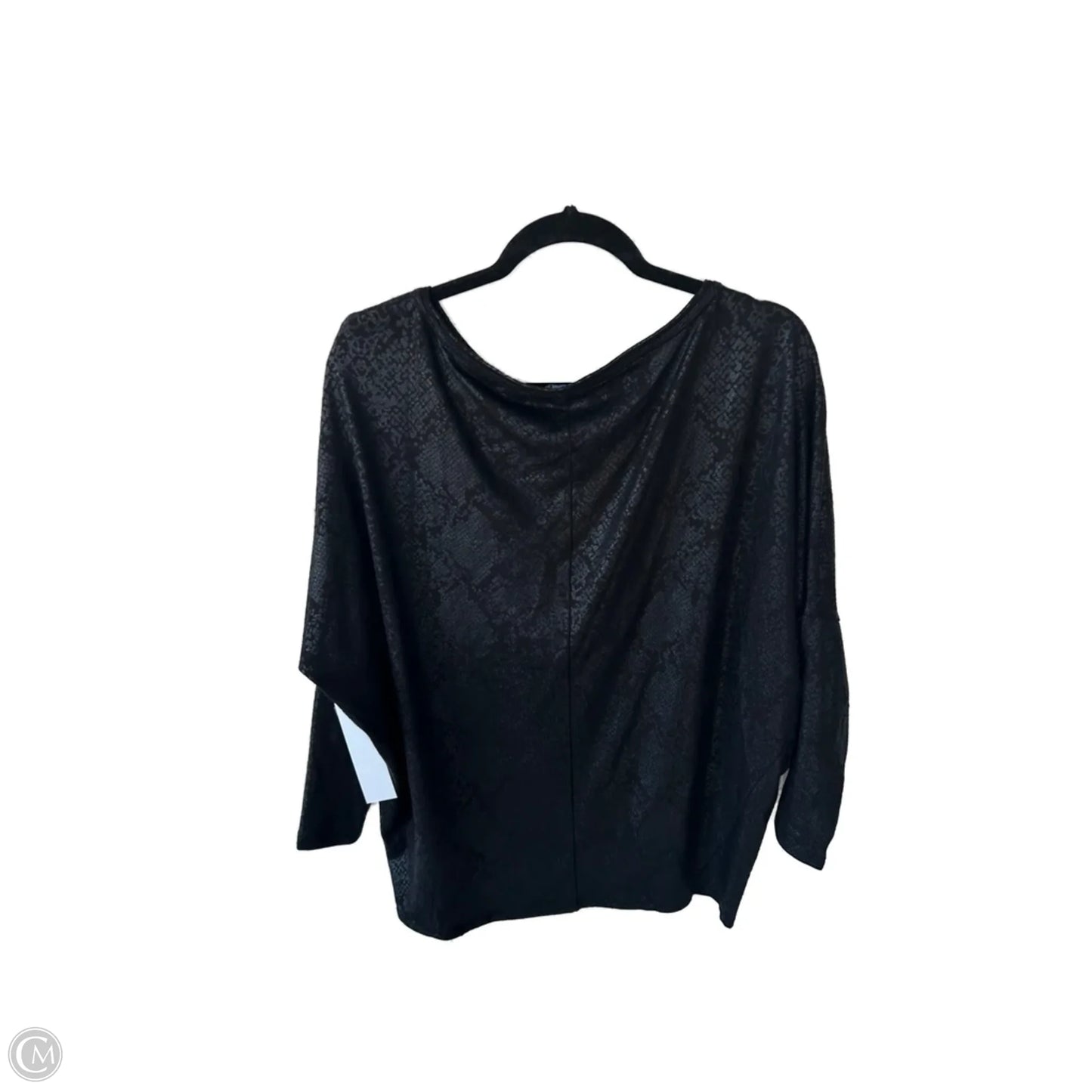Top Long Sleeve By White House Black Market In Black, Size: M