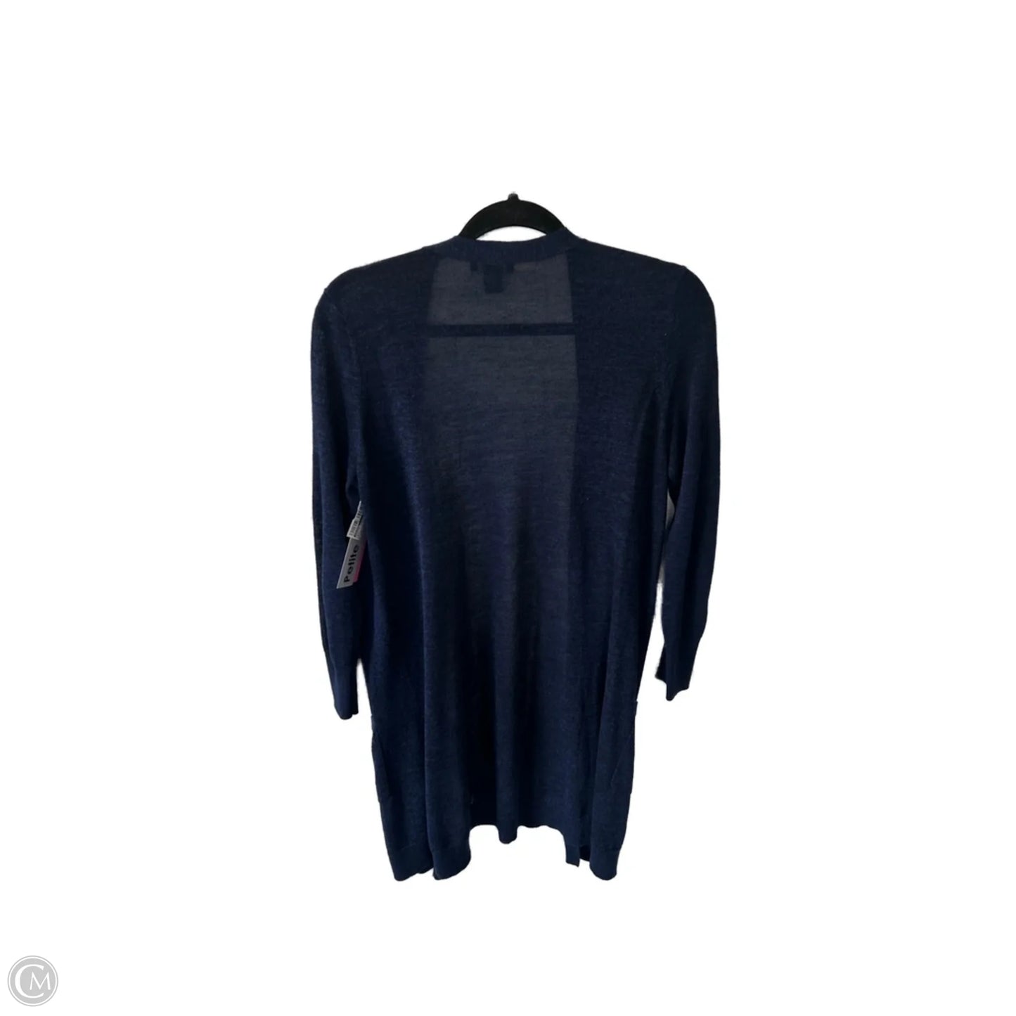 Sweater Cardigan By Halogen In Blue, Size: Sp