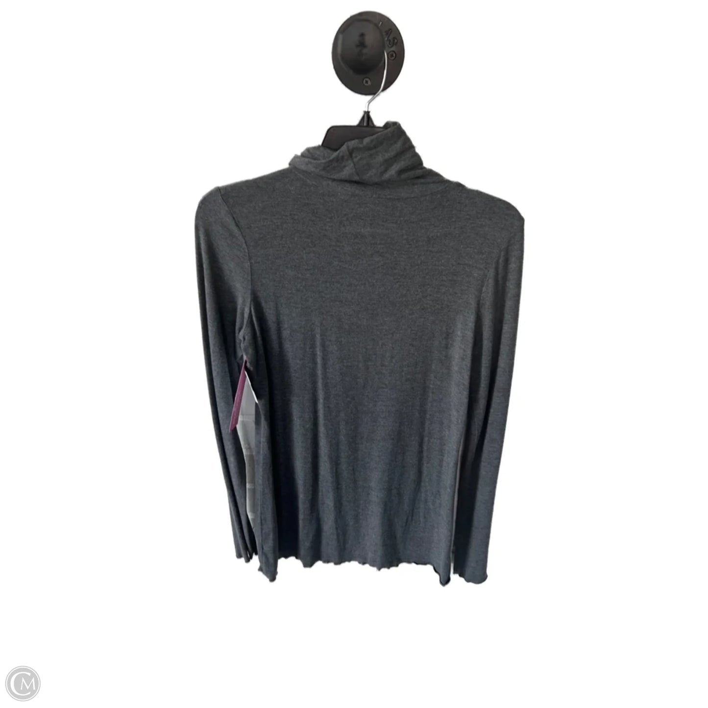 Top Long Sleeve Basic By Gap In Grey, Size: M