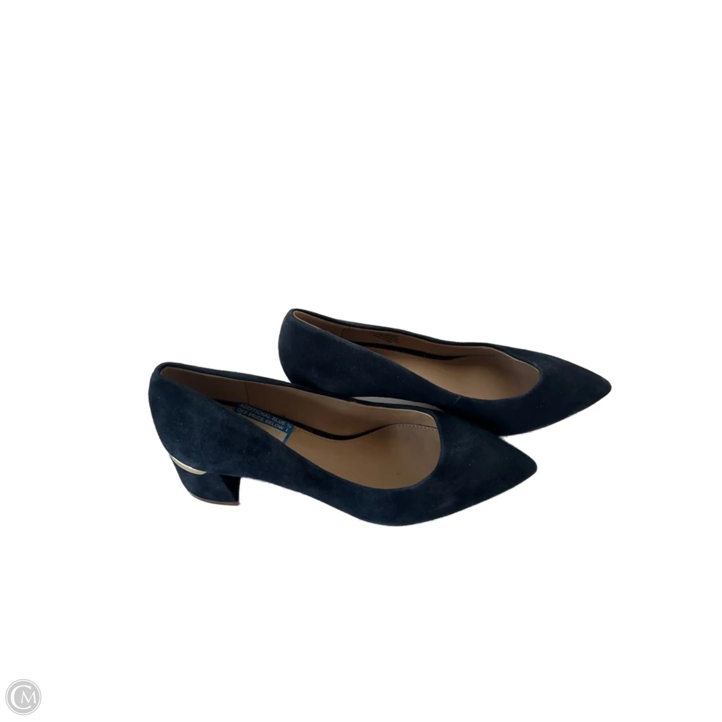 Shoes Heels Block By Clothes Mentor In Blue, Size: 7.5