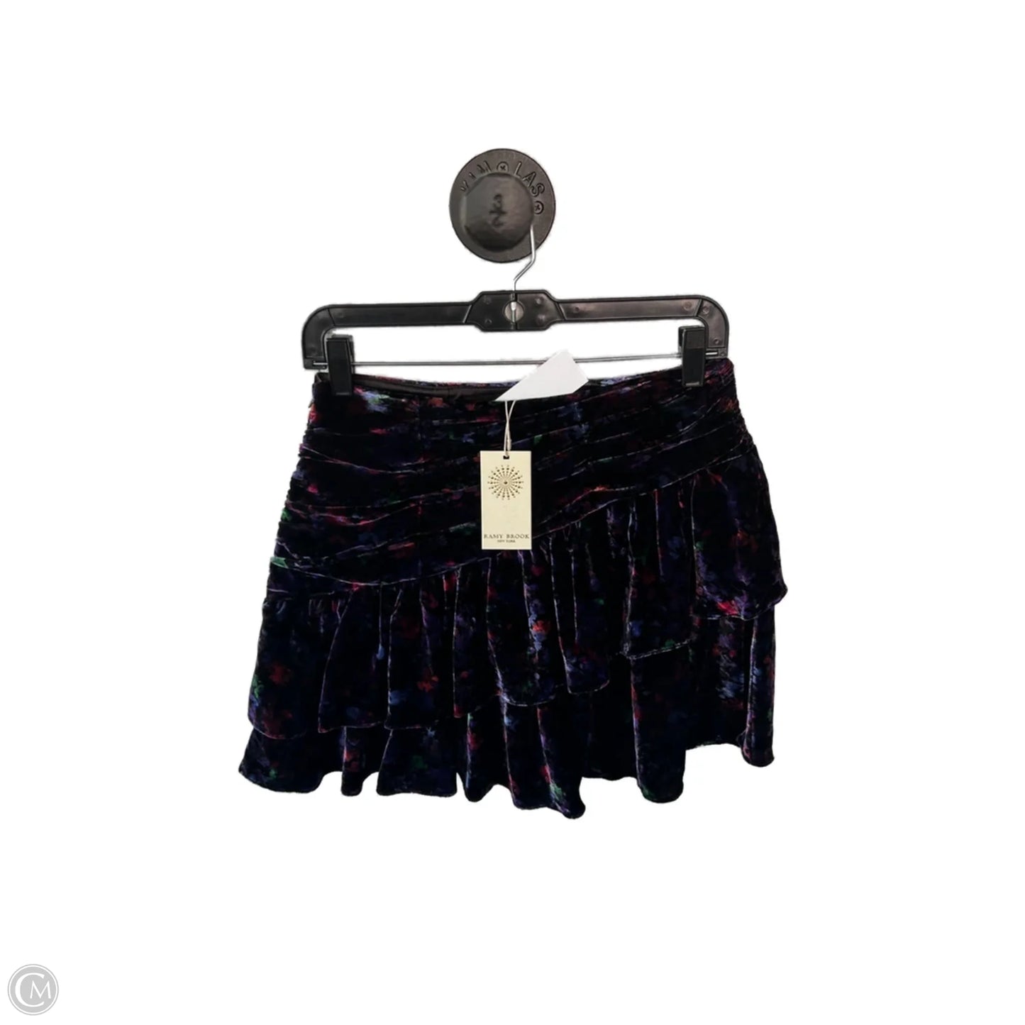 Skirt Mini & Short By Ramy Brook In Black & Purple, Size: 6