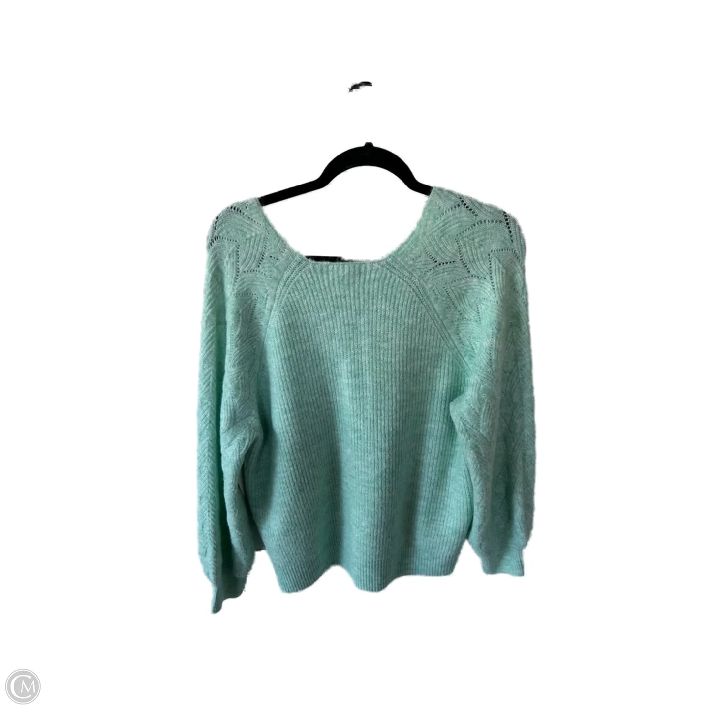 Sweater By Clothes Mentor In Green, Size: Xl