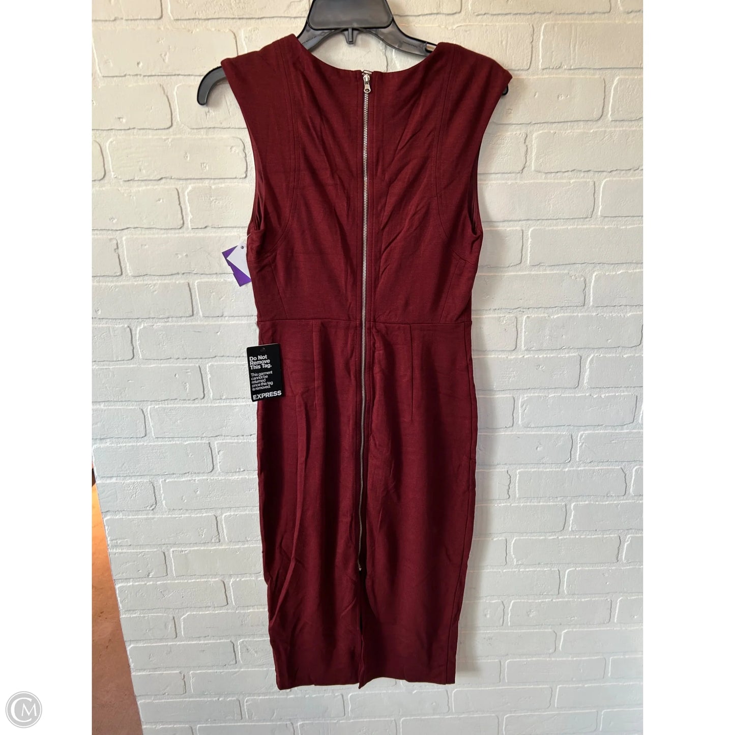 Dress Work By Express In Red, Size: S