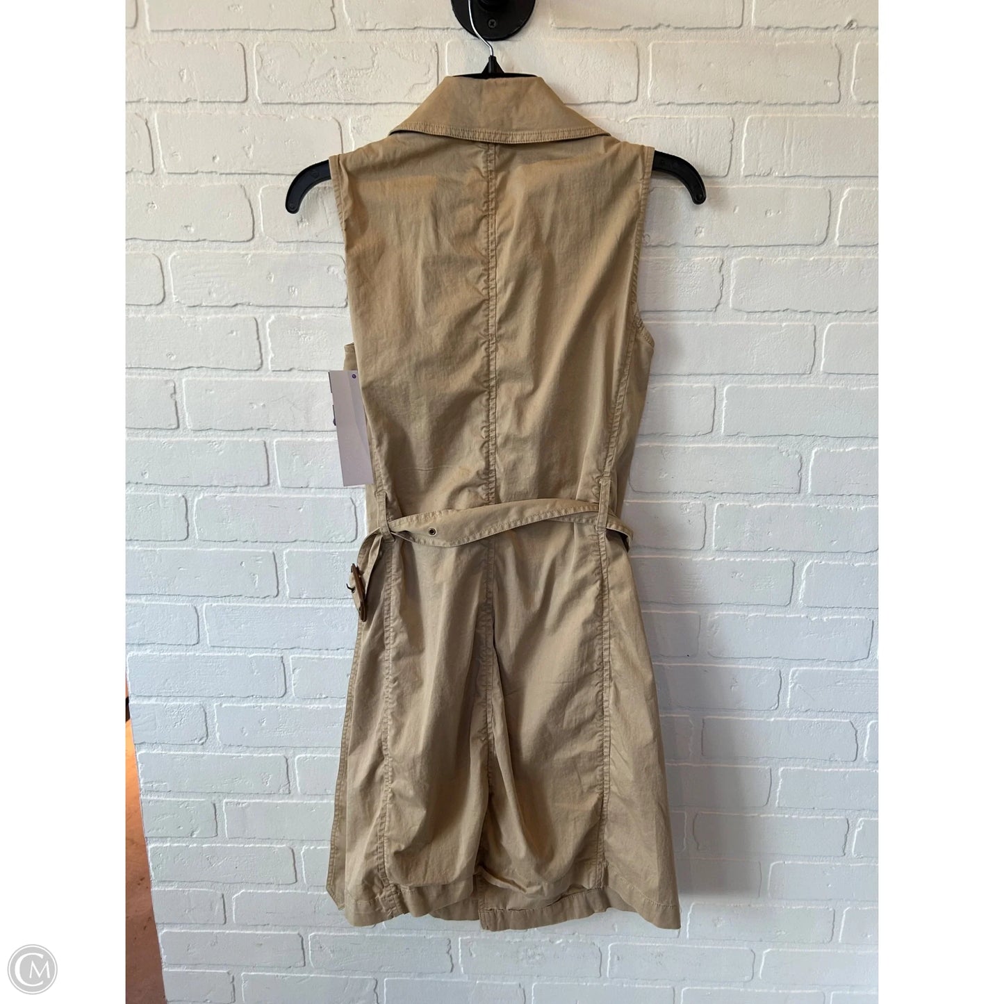 Dress Casual Midi By Lauren By Ralph Lauren In Tan, Size: Xs