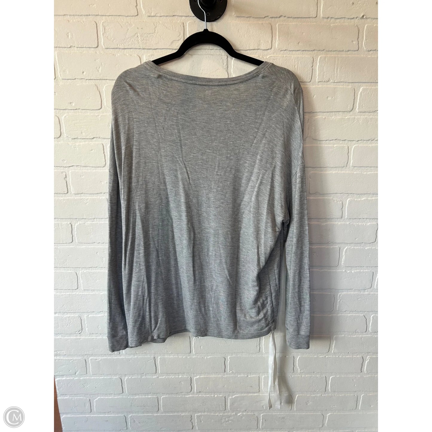 Athletic Top Long Sleeve Crewneck By Xersion In Grey, Size: L