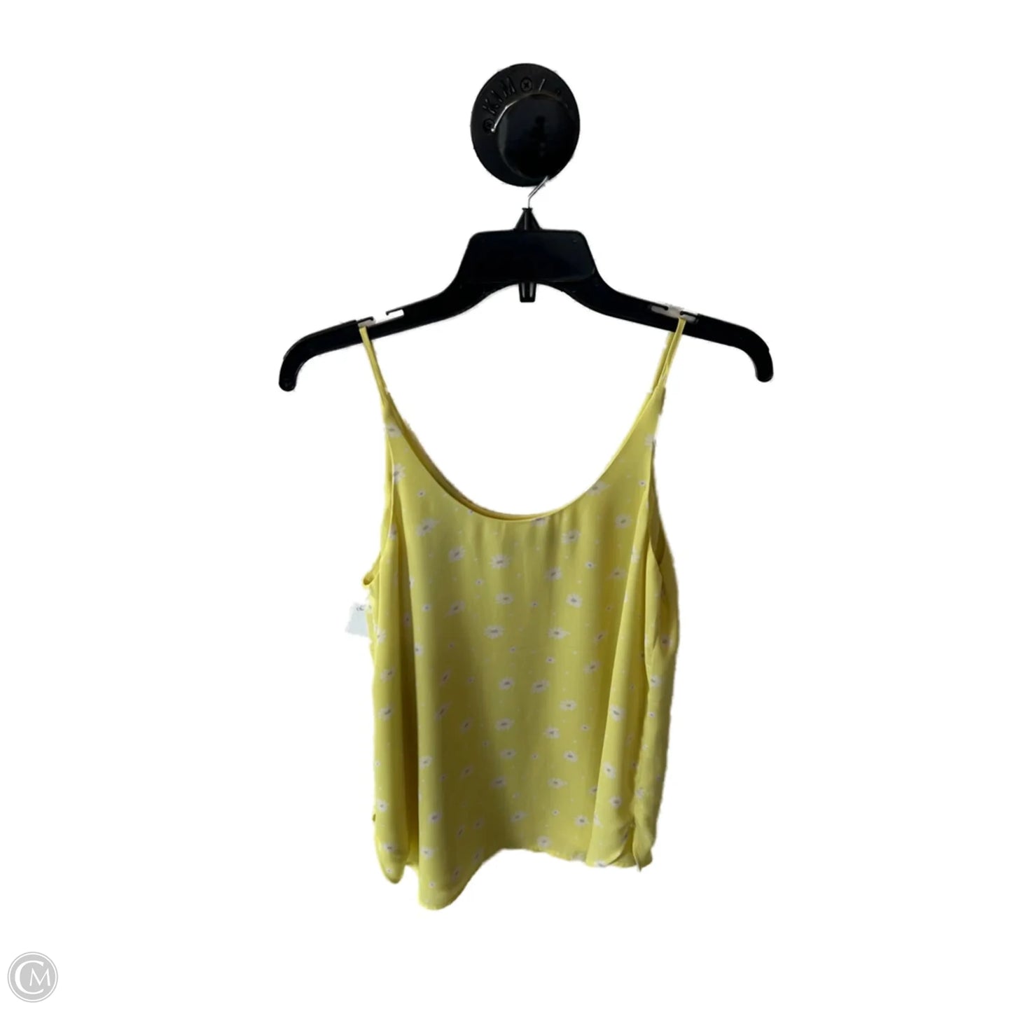 Top Sleeveless By Loft In Yellow, Size: S