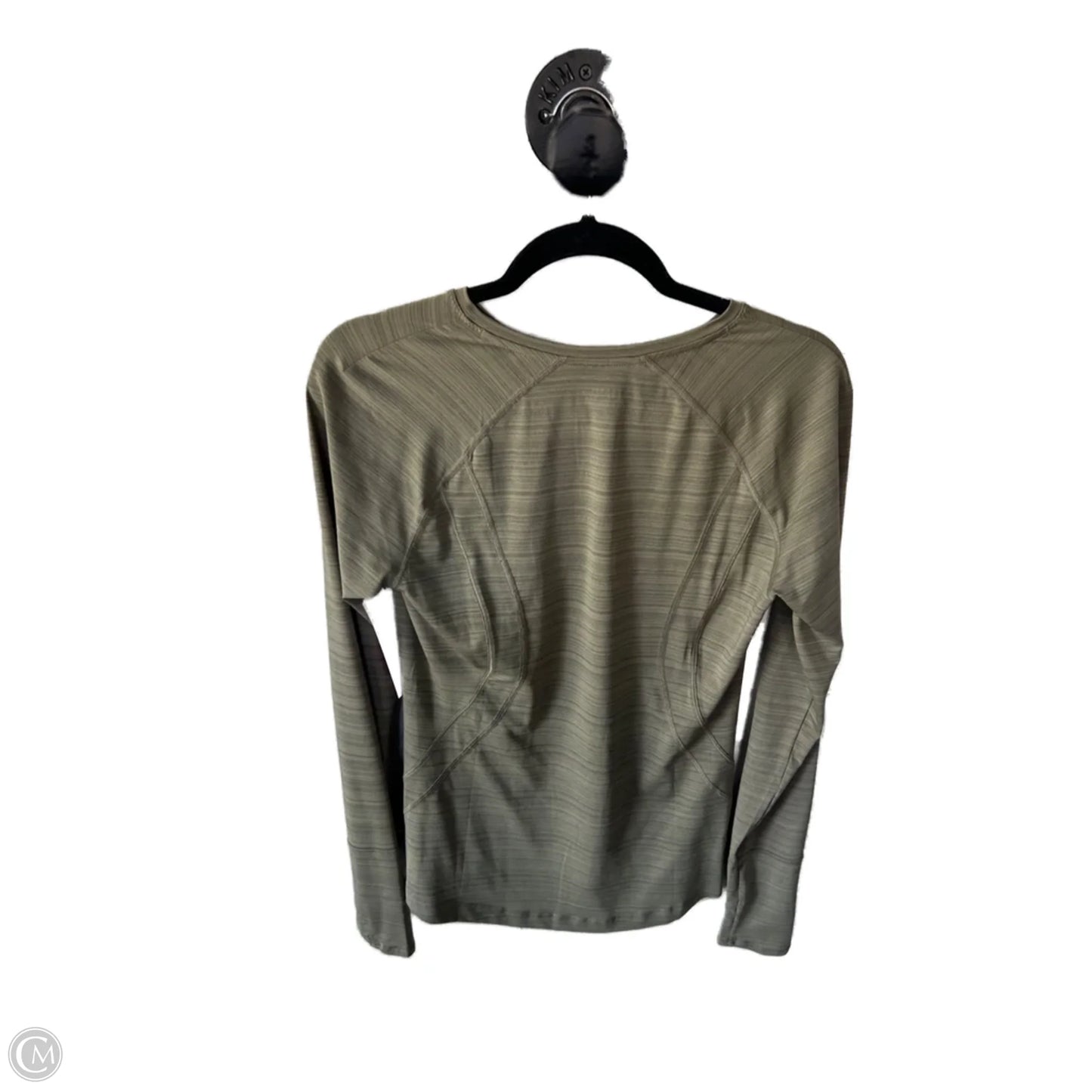 Athletic Top Long Sleeve Crewneck By Athleta In Green, Size: S