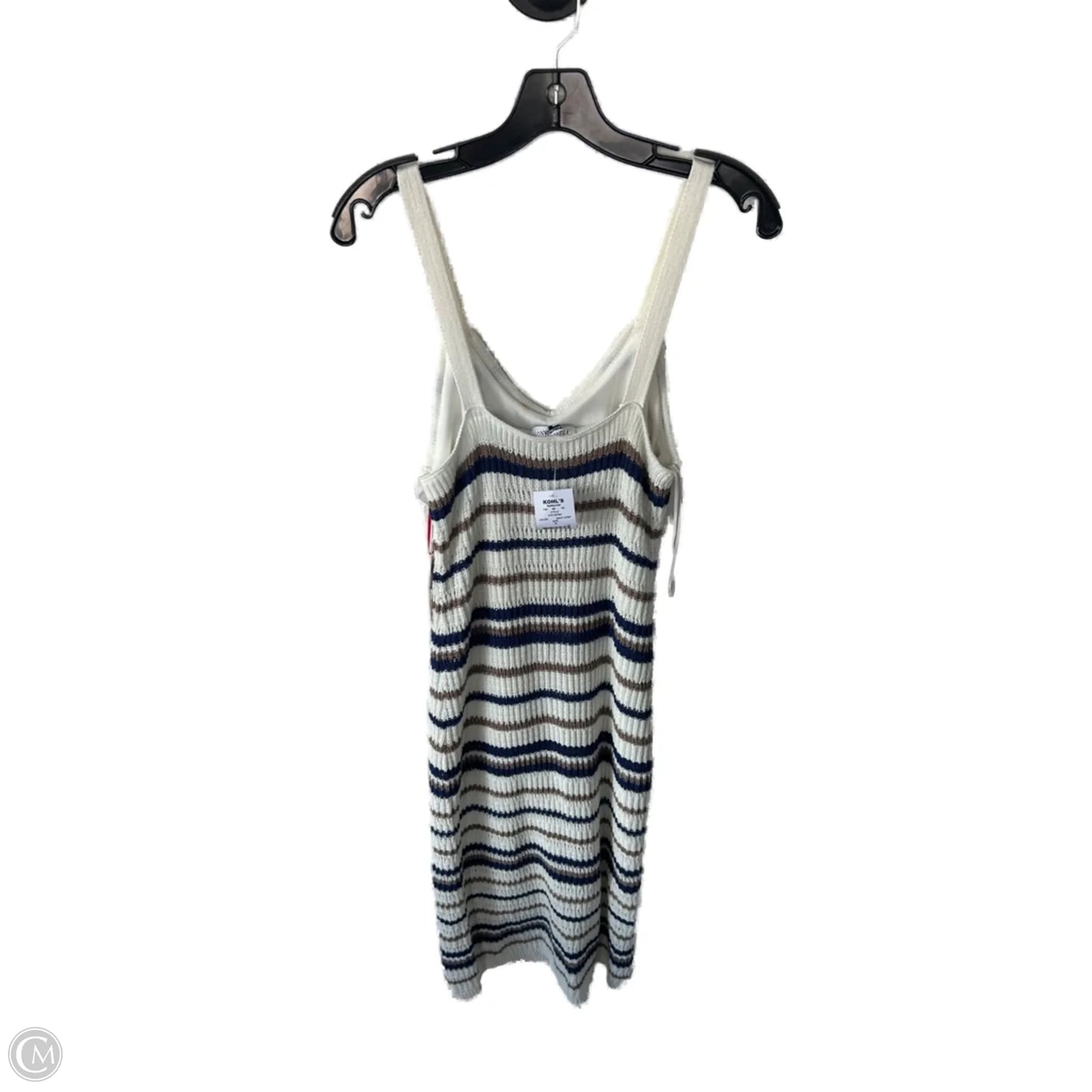 Dress Casual Maxi By Freshman In Blue & White, Size: M