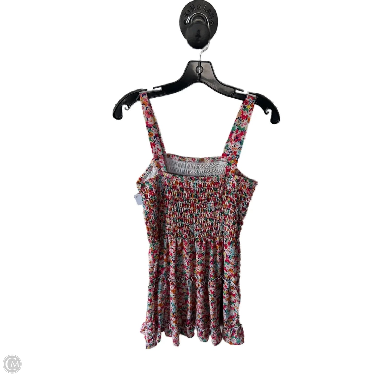 Dress Casual Short By Sienna Sky In Pink & White, Size: L