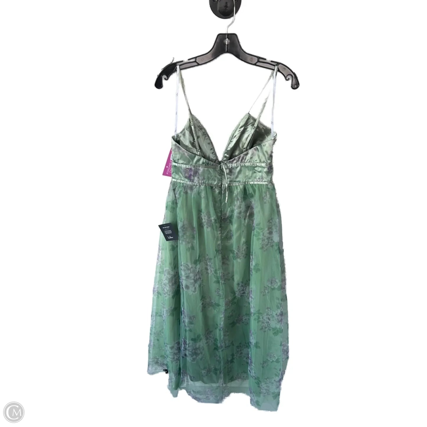 Dress Party Long By Lulus In Green, Size: L