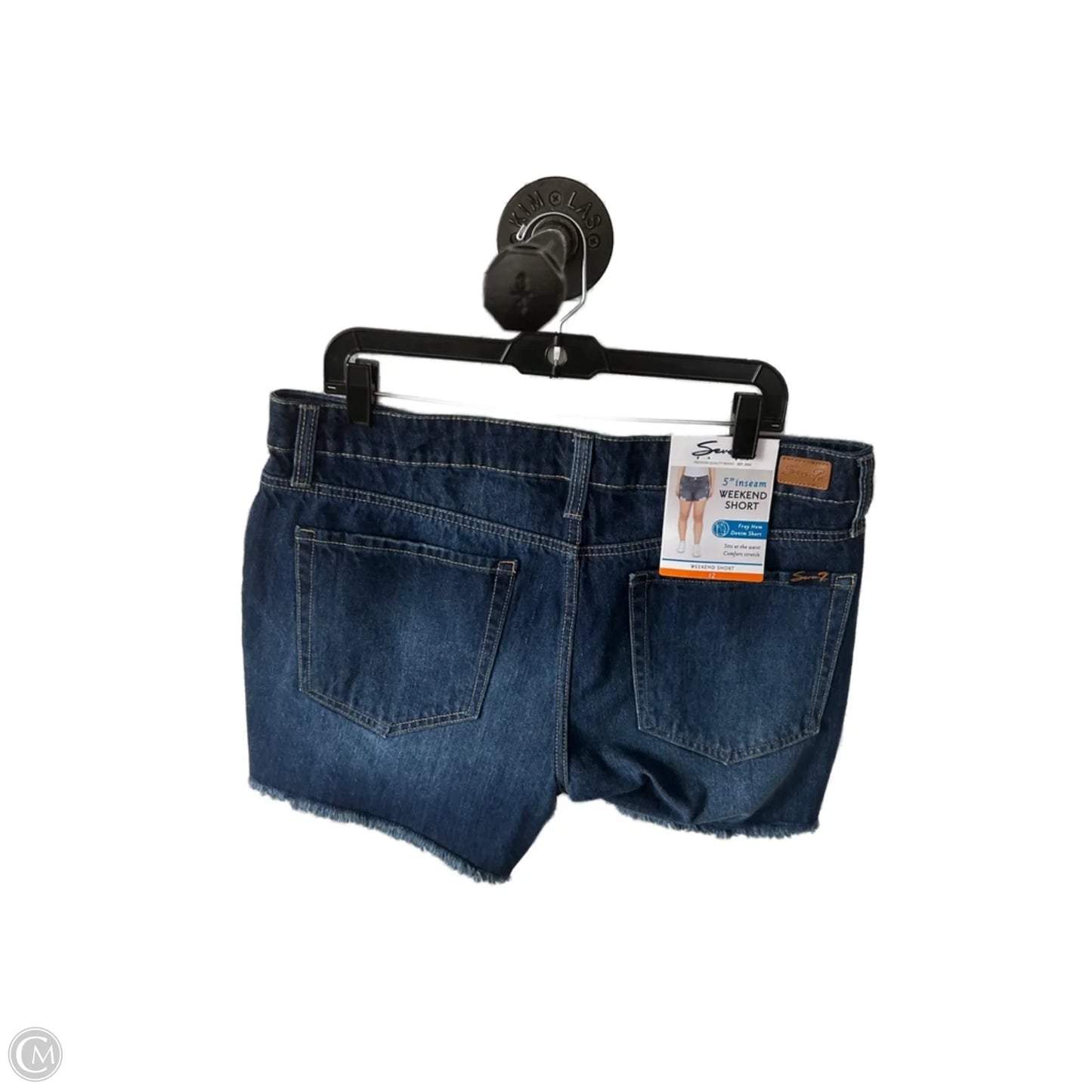 Shorts By Seven 7 In Blue Denim, Size: 12