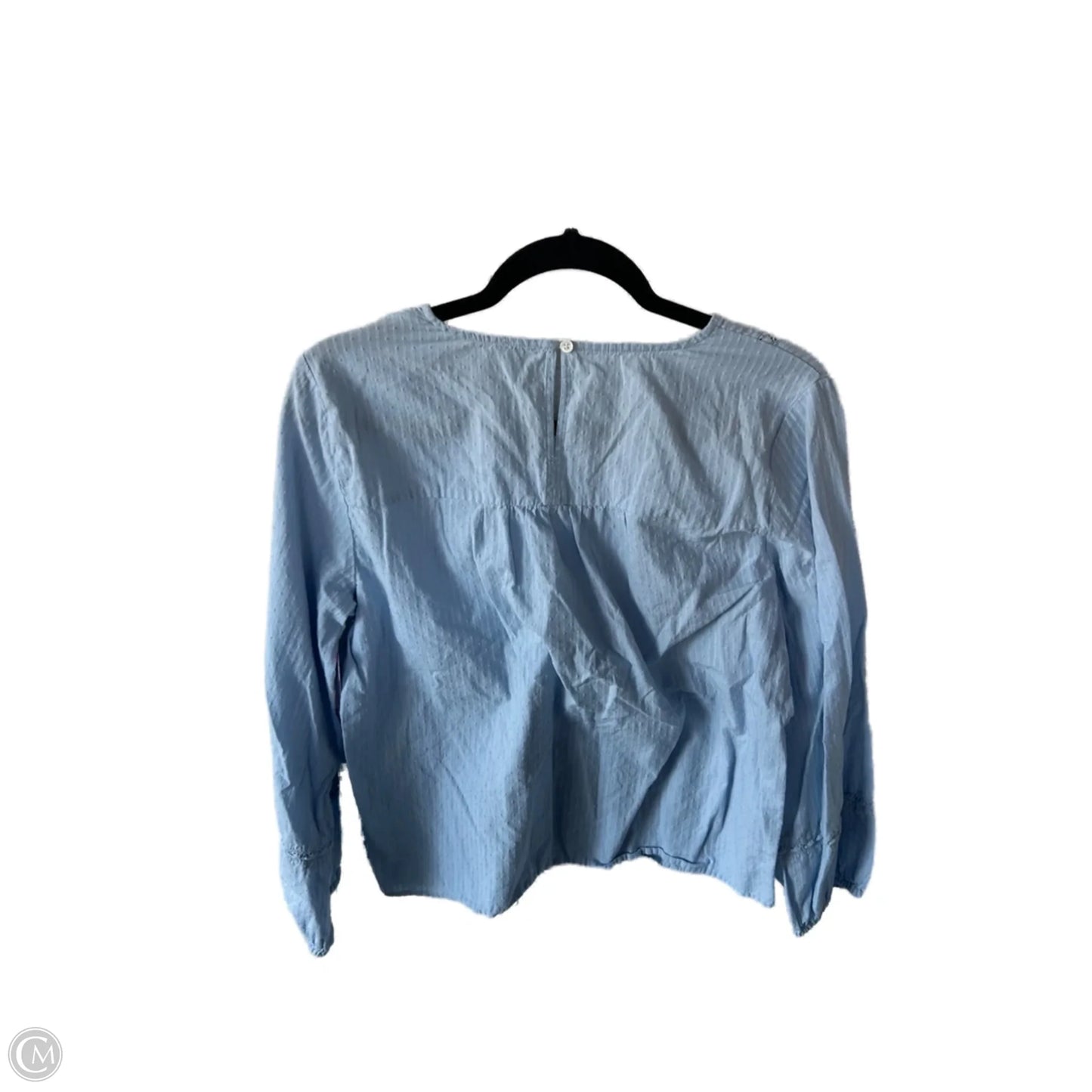 Top Long Sleeve By J. Crew In Blue, Size: M