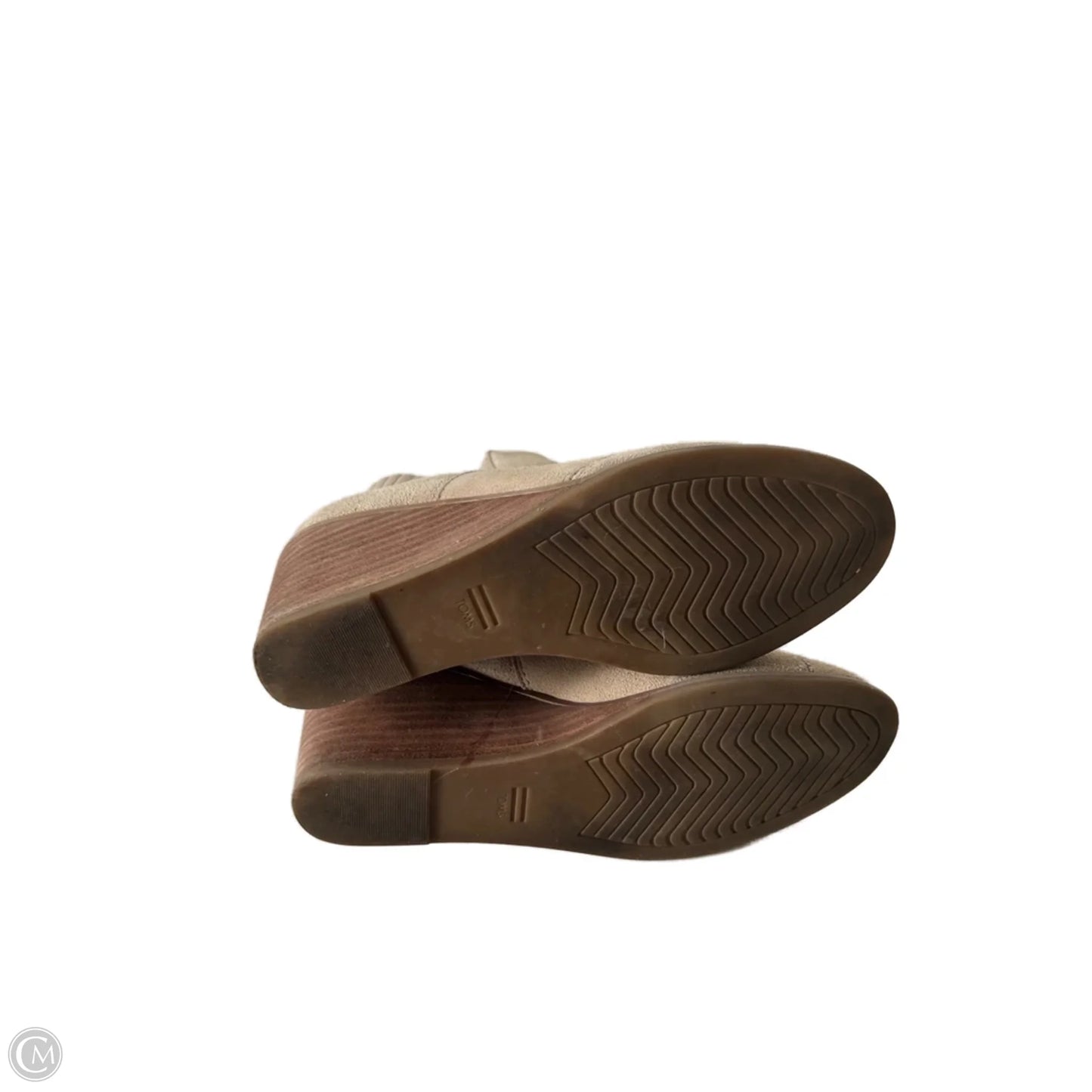 Boots Ankle Heels By Toms In Tan, Size: 7