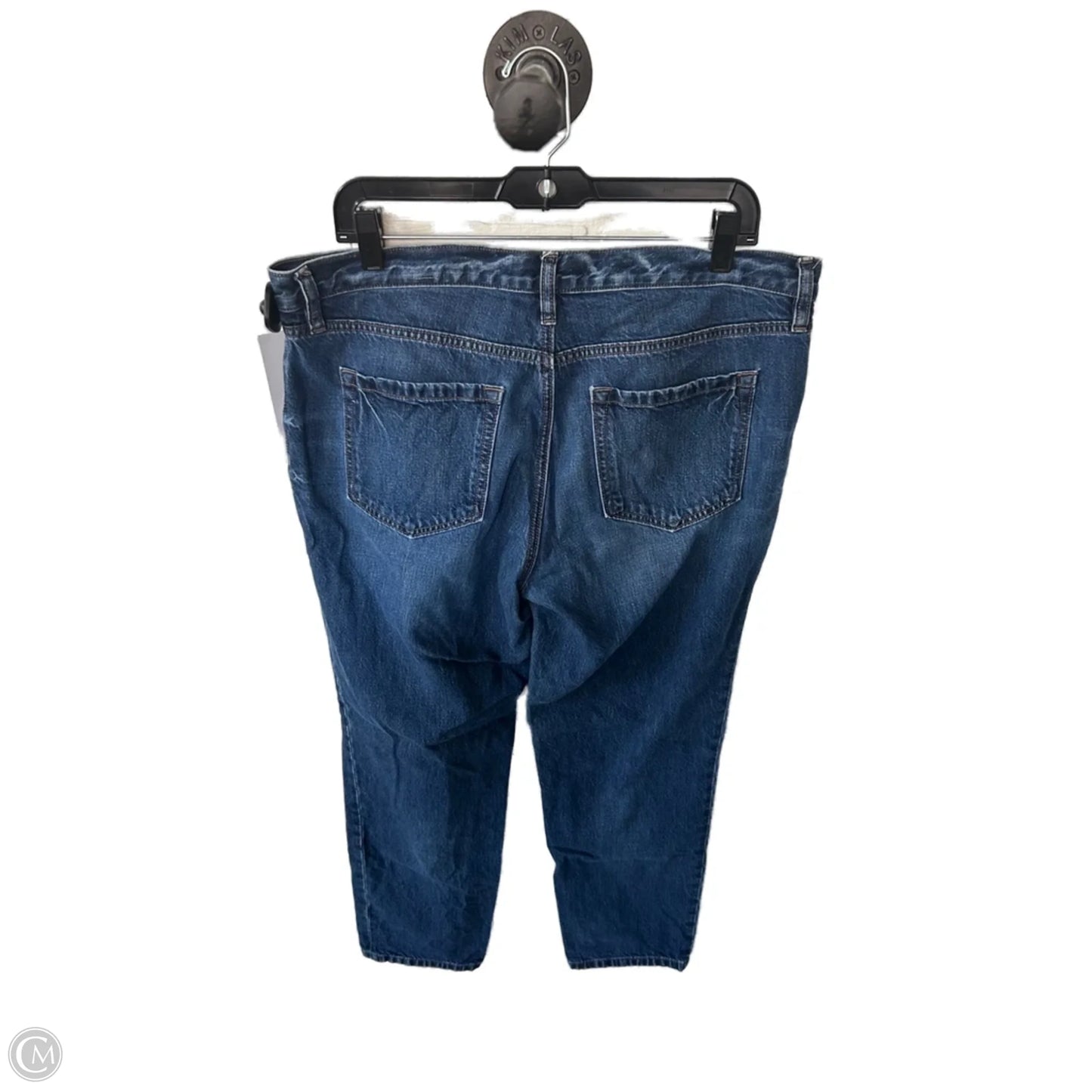 Jeans Boyfriend By Loft In Blue Denim, Size: 12