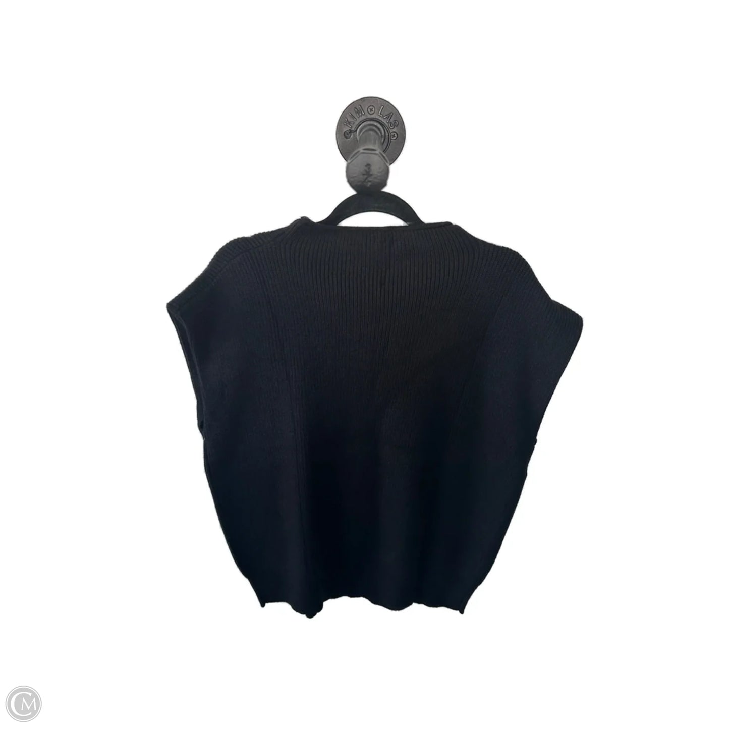 Vest Sweater By Cme In Black, Size: Xl