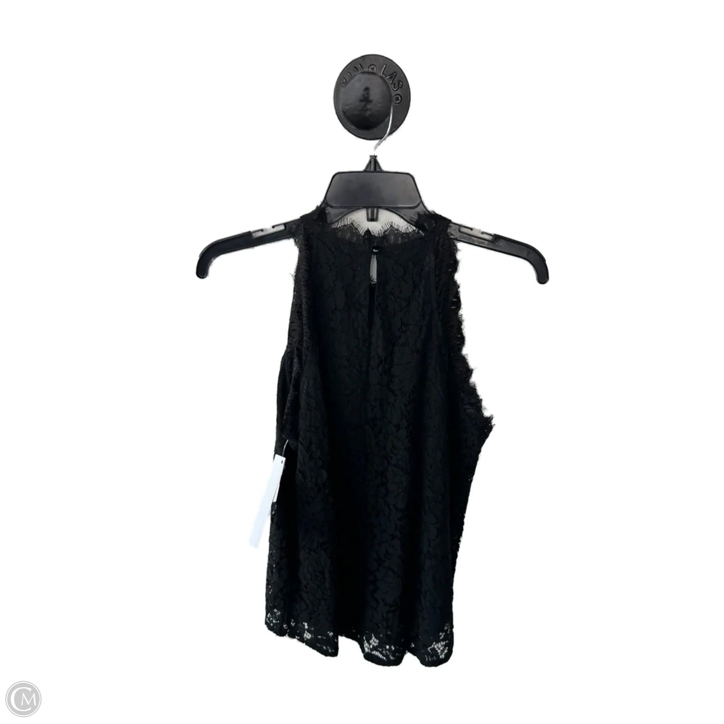 Top Sleeveless By Clothes Mentor In Black, Size: M