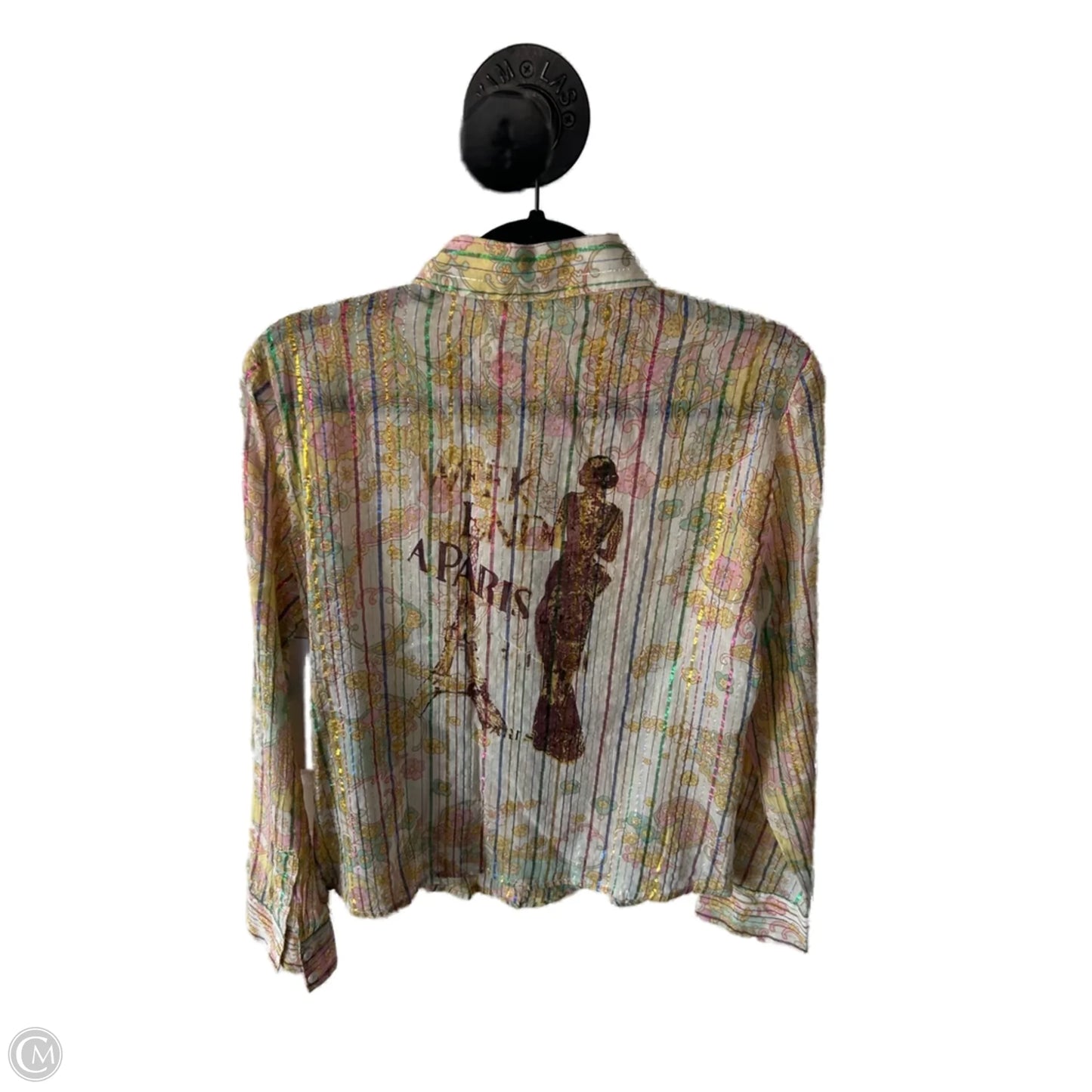 Top Long Sleeve By Clothes Mentor In Yellow, Size: S