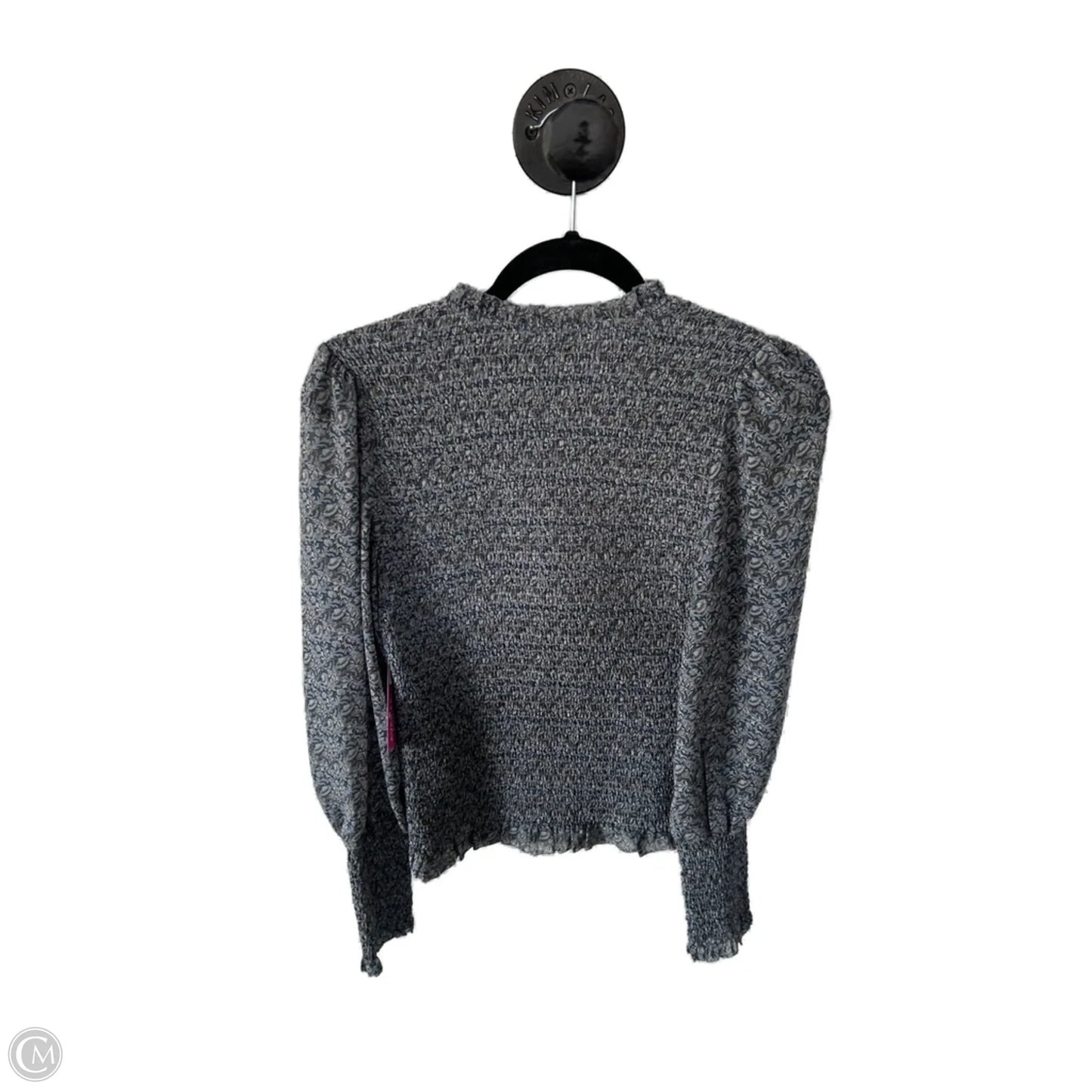 Top Long Sleeve By Lucy Paris In Blue, Size: S