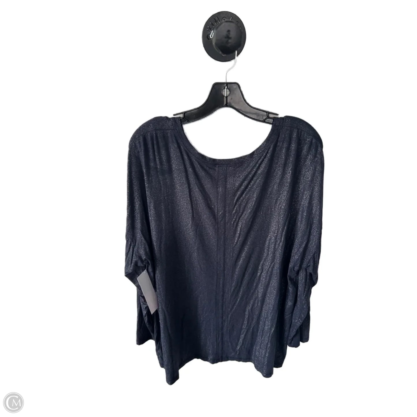 Top Long Sleeve Basic By Express In Blue, Size: Xl
