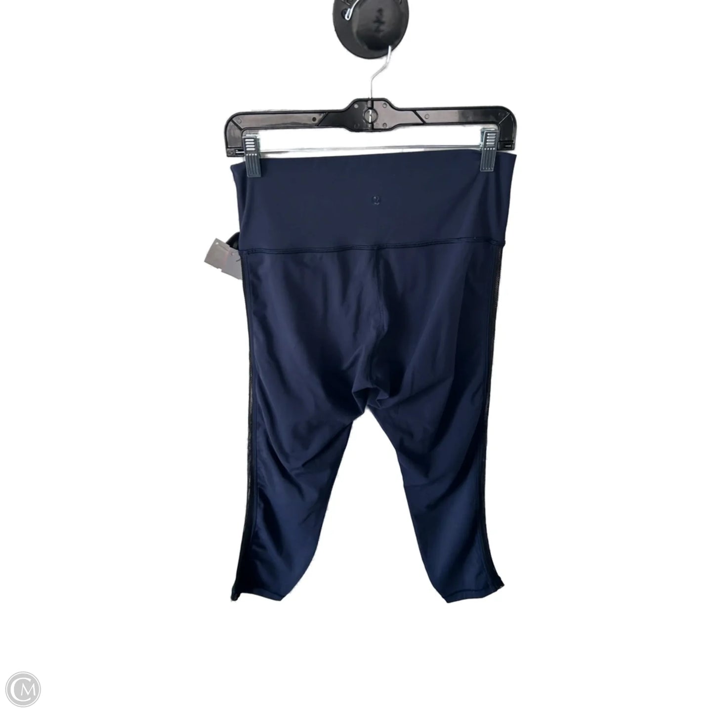 Athletic Leggings By Lululemon In Black & Blue, Size: 10