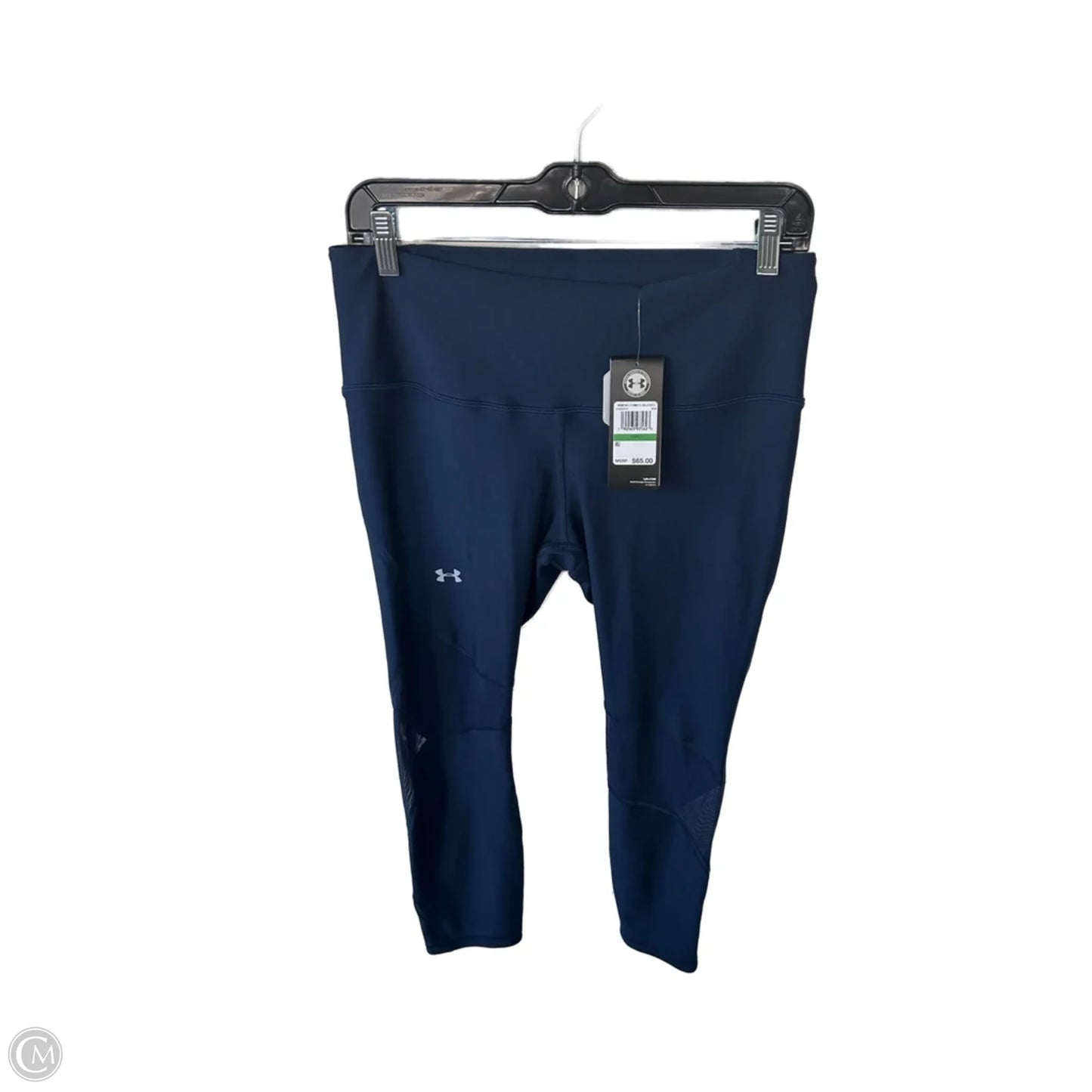 Athletic Leggings By Under Armour In Blue, Size: 12