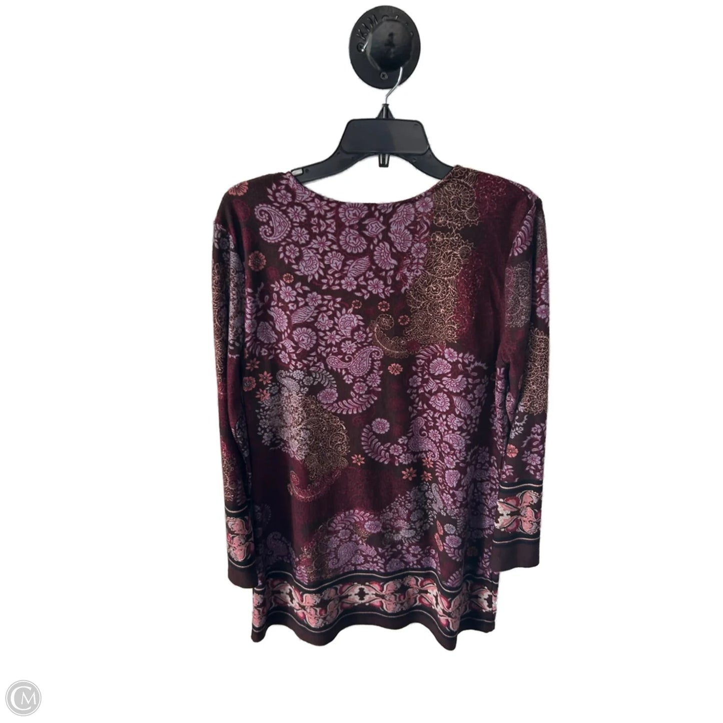 Dress Casual Short By Northstyle In Brown & Purple, Size: L