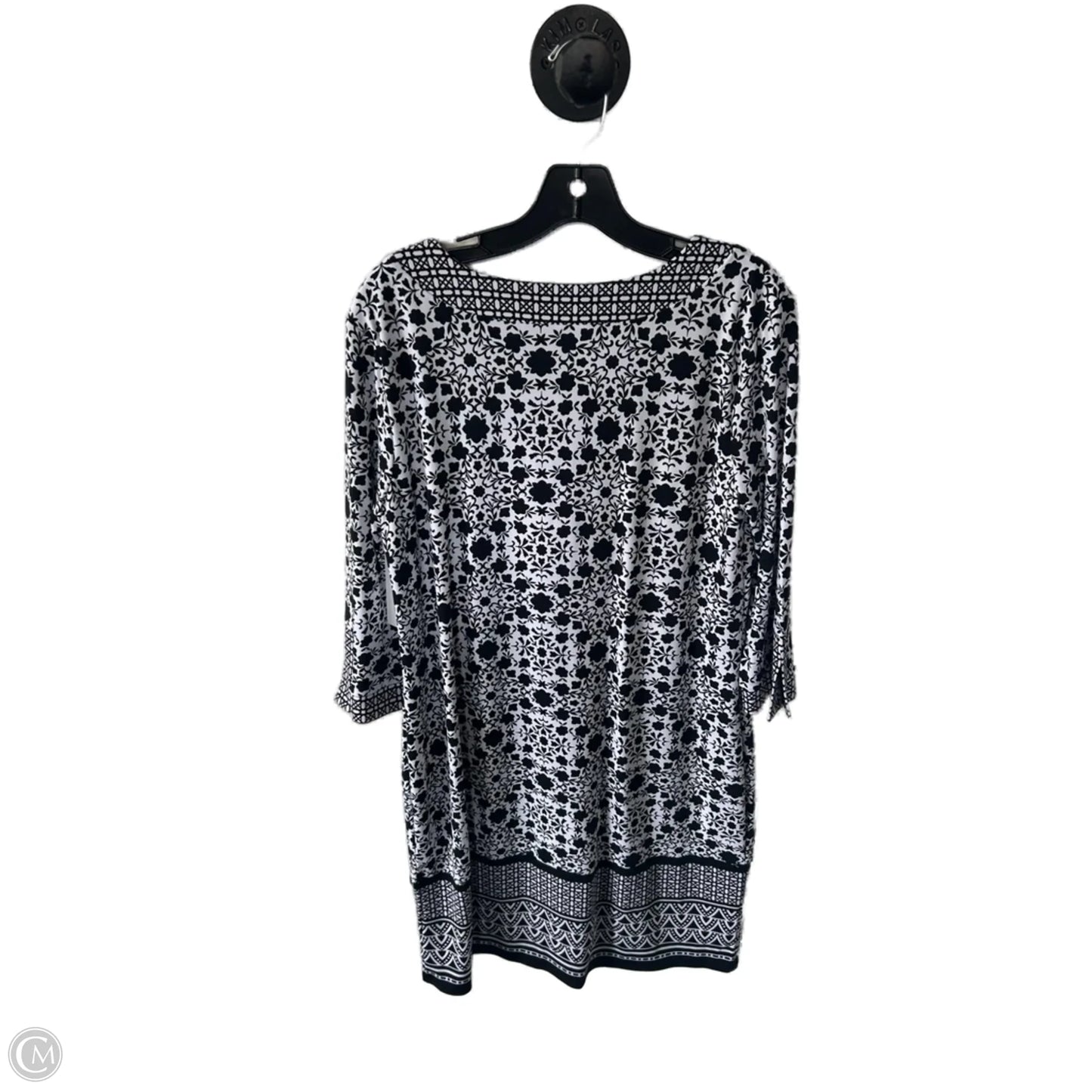 Dress Work By Liz Claiborne In Black & White, Size: L