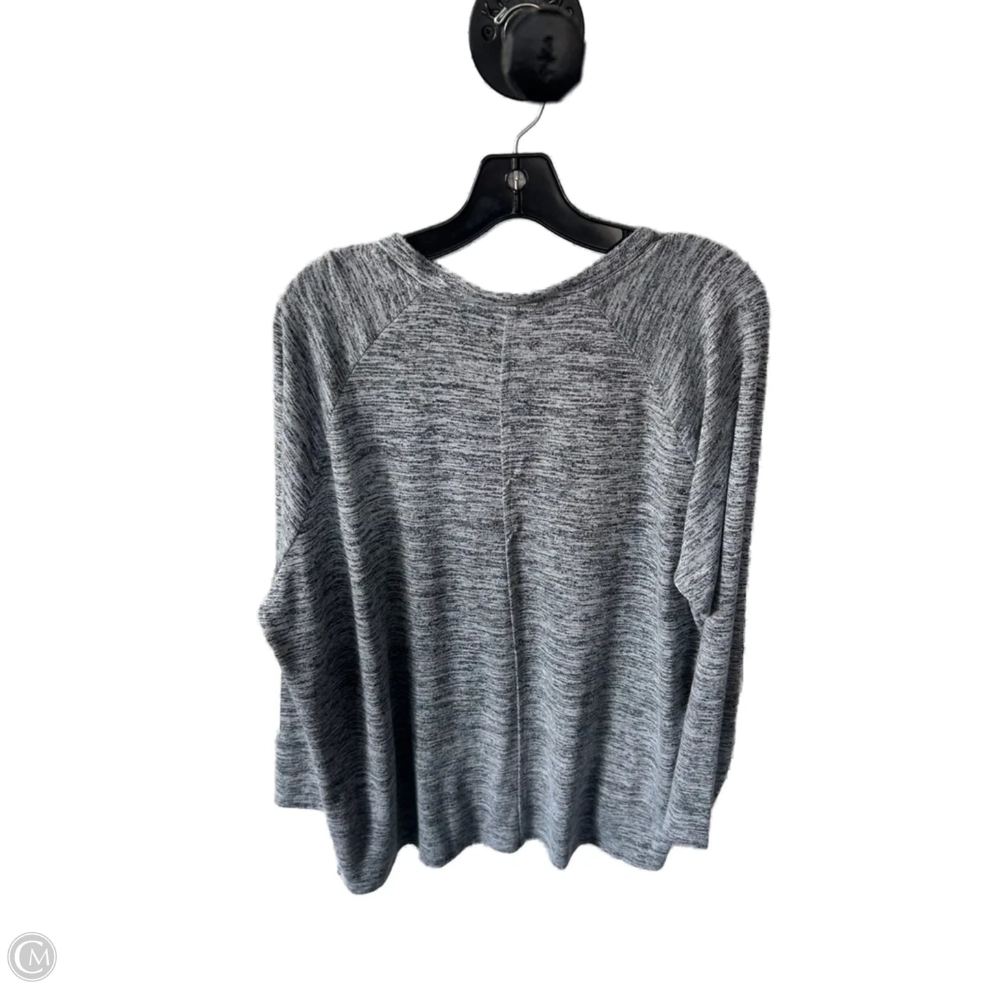 Top Long Sleeve Basic By Banana Republic In Grey, Size: Xl