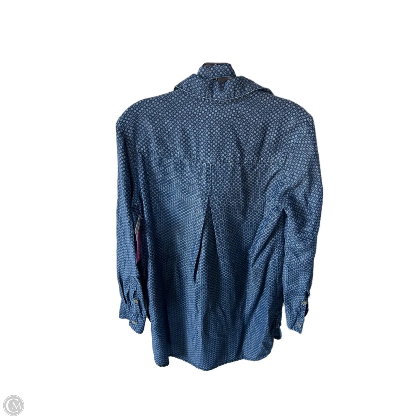 Tunic Long Sleeve By Cloth & Stone In Blue, Size: Xs