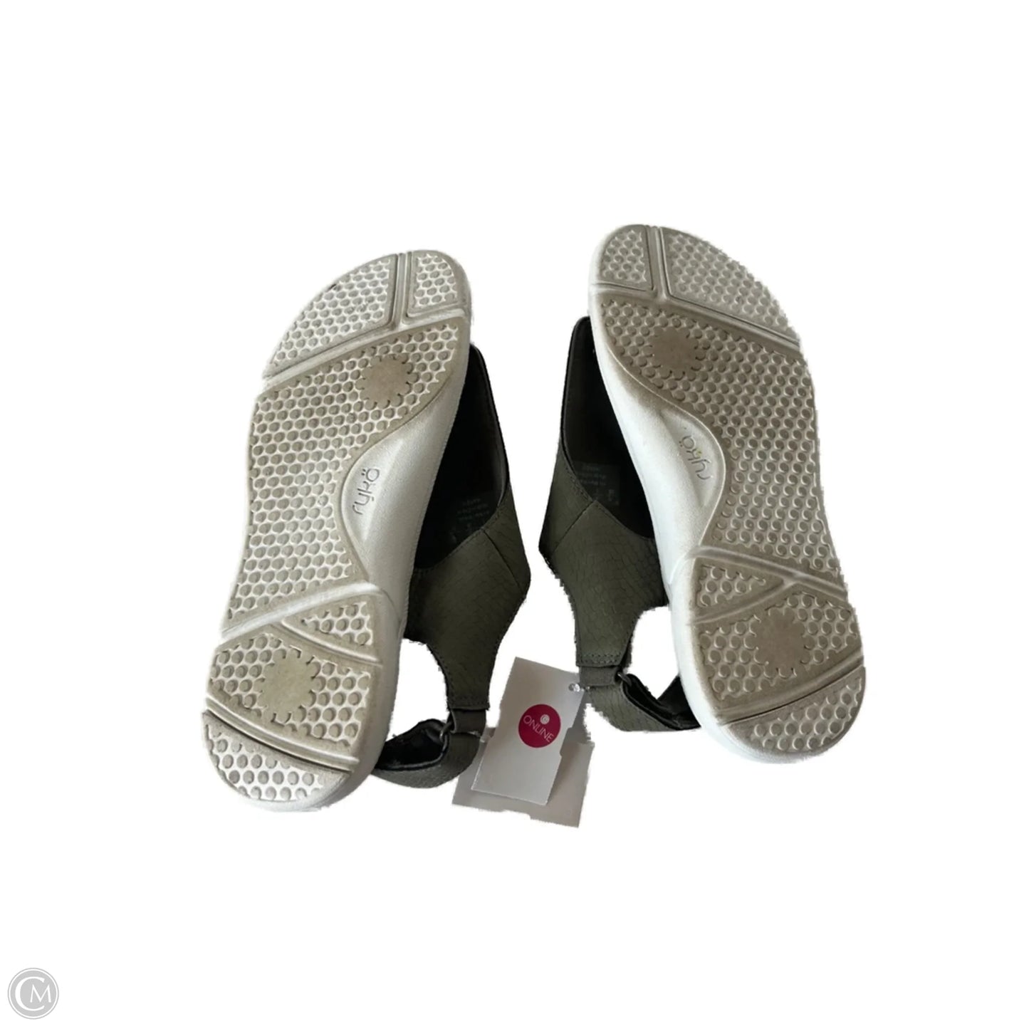 Sandals Flats By Ryka In Green, Size: 8