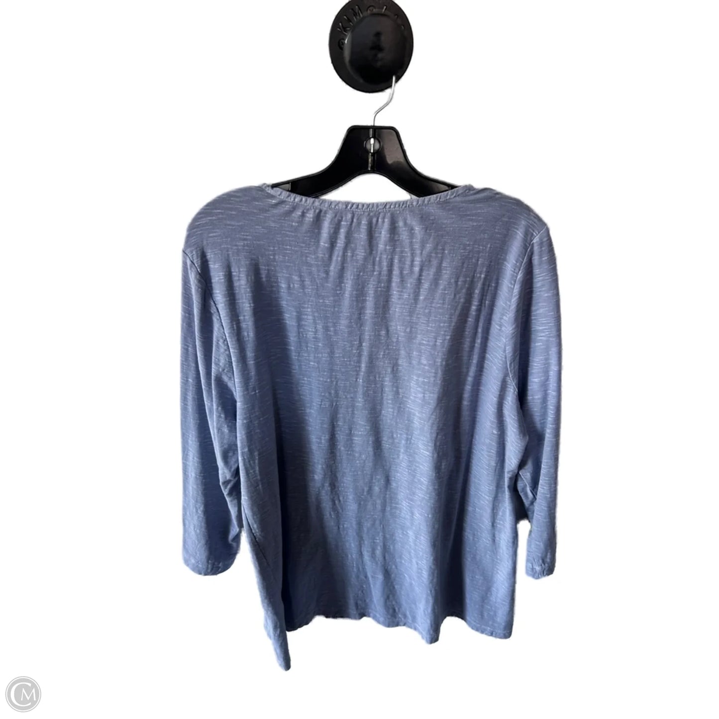 Top 3/4 Sleeve By Soft Surroundings In Purple, Size: Xl