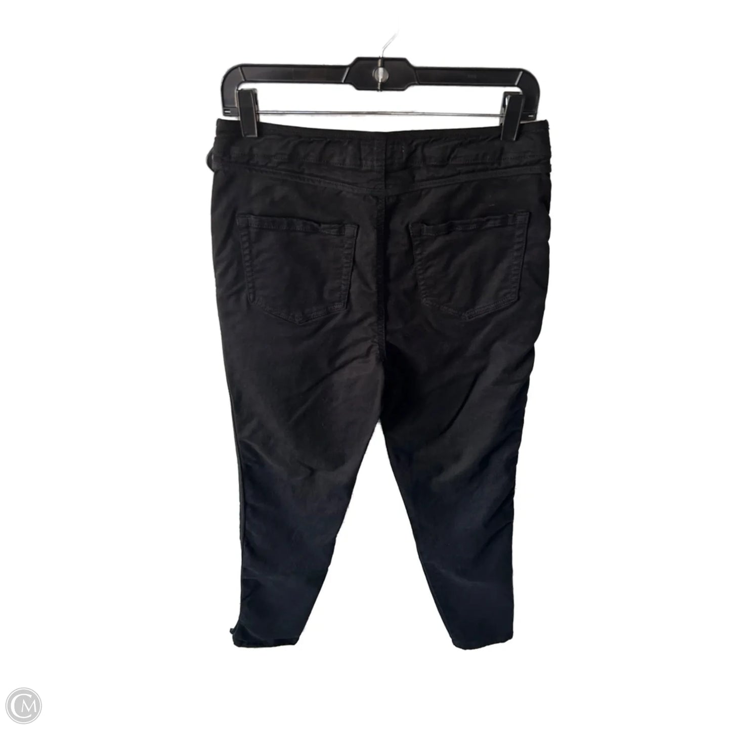 Jeans Straight By Joie In Black Denim, Size: 8