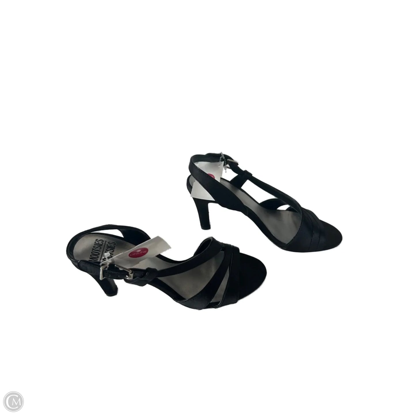 Sandals Heels Block By Mootsies Tootsies In Black, Size: 6