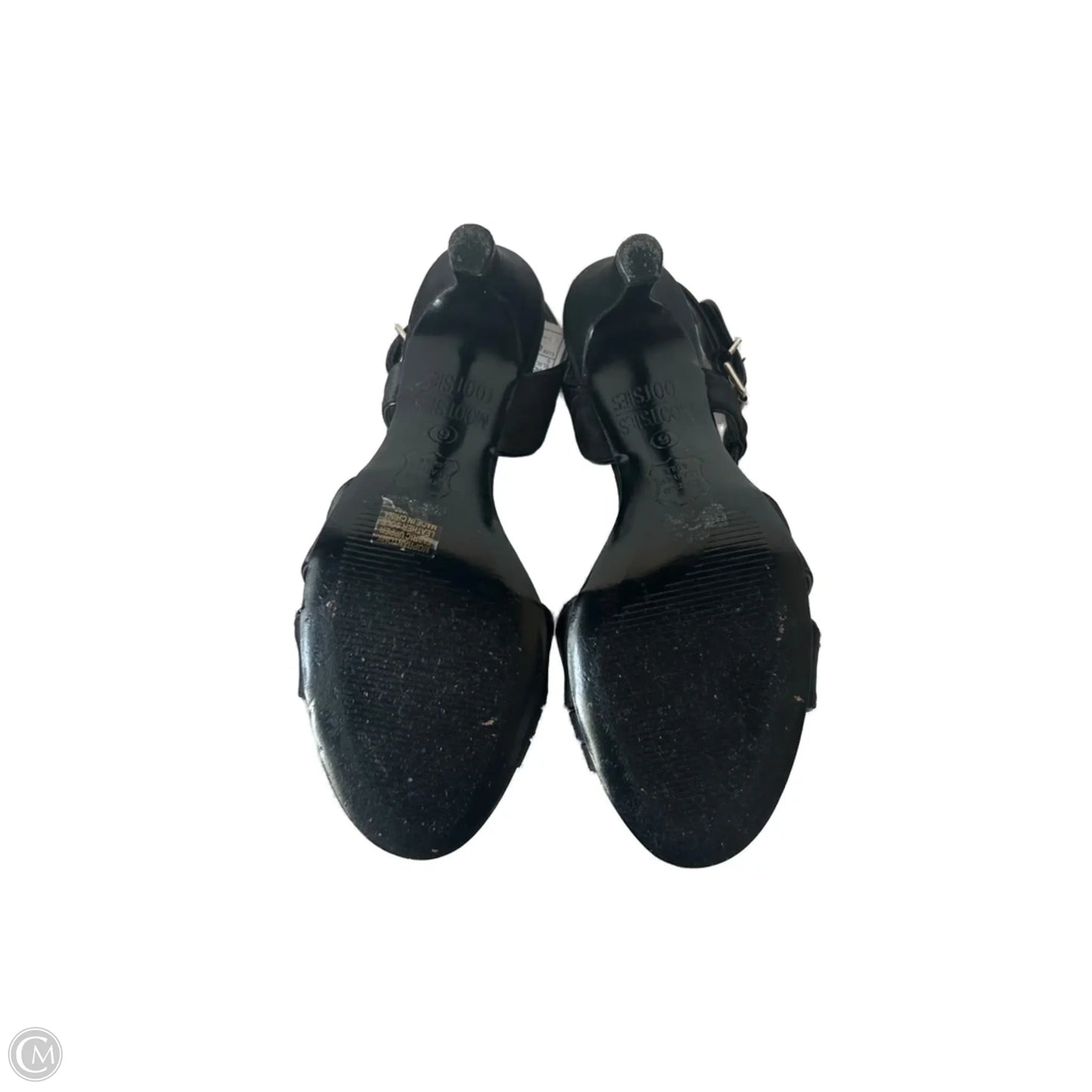 Sandals Heels Block By Mootsies Tootsies In Black, Size: 6