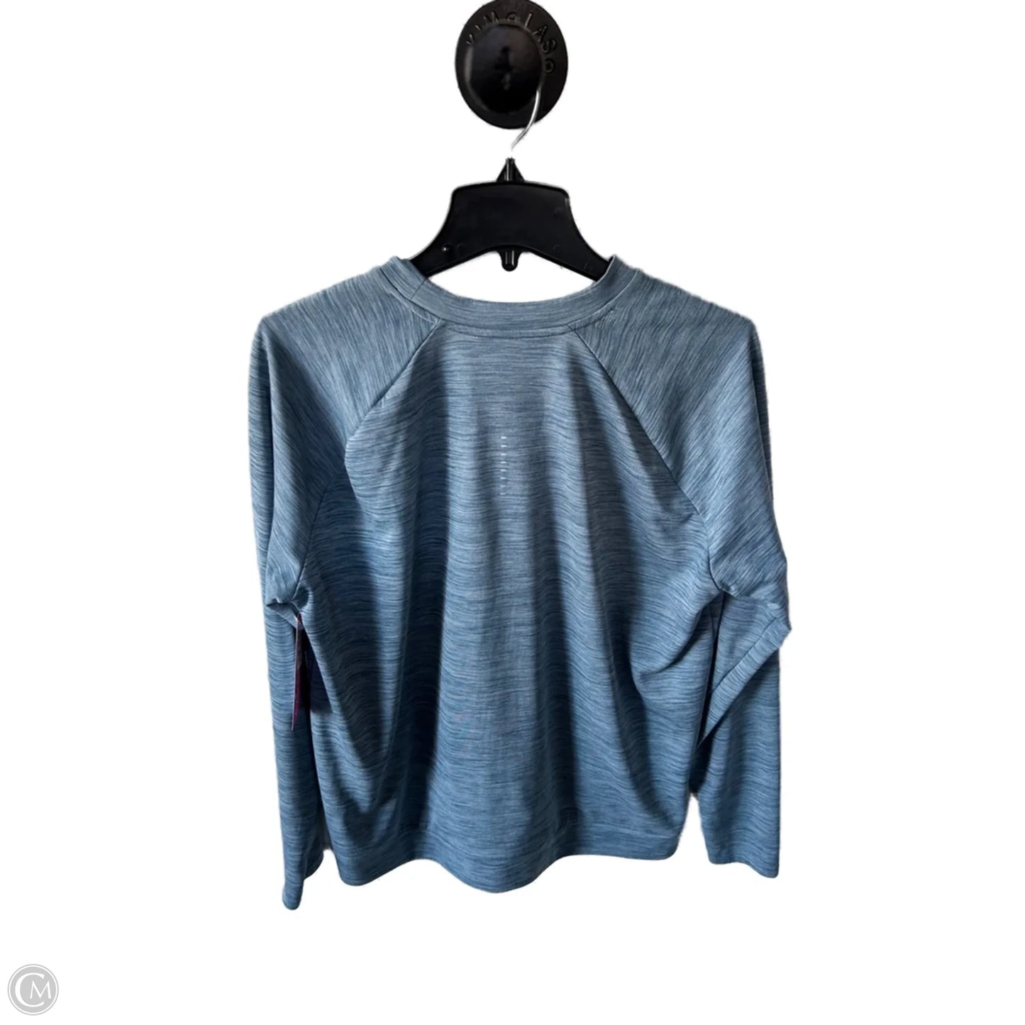 Athletic Top Long Sleeve Crewneck By Nike In Blue, Size: Xl
