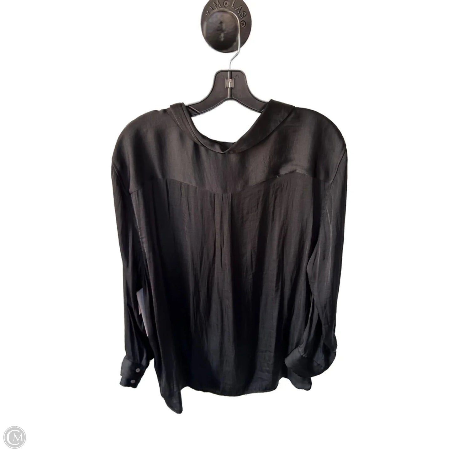 Top Long Sleeve By Vince Camuto In Black, Size: Xxl