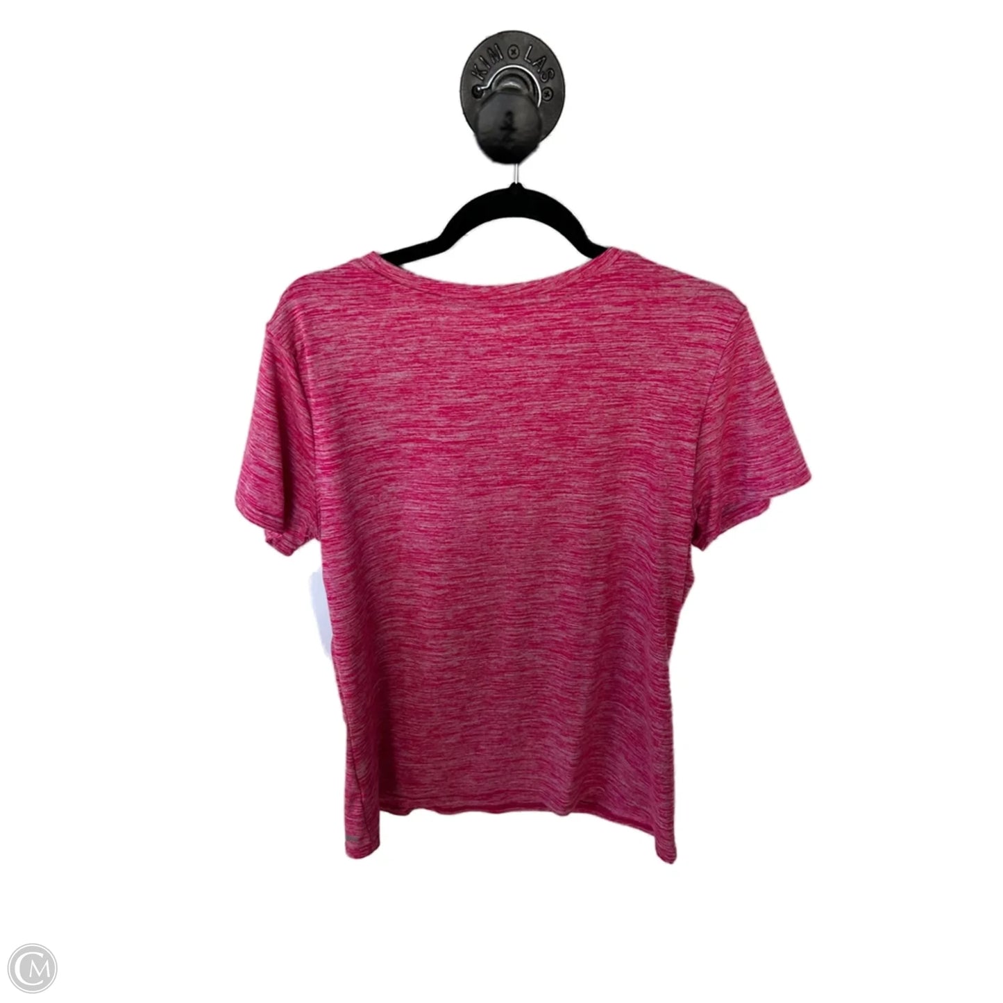 Athletic Top Short Sleeve By Amazon Essentials In Pink, Size: L