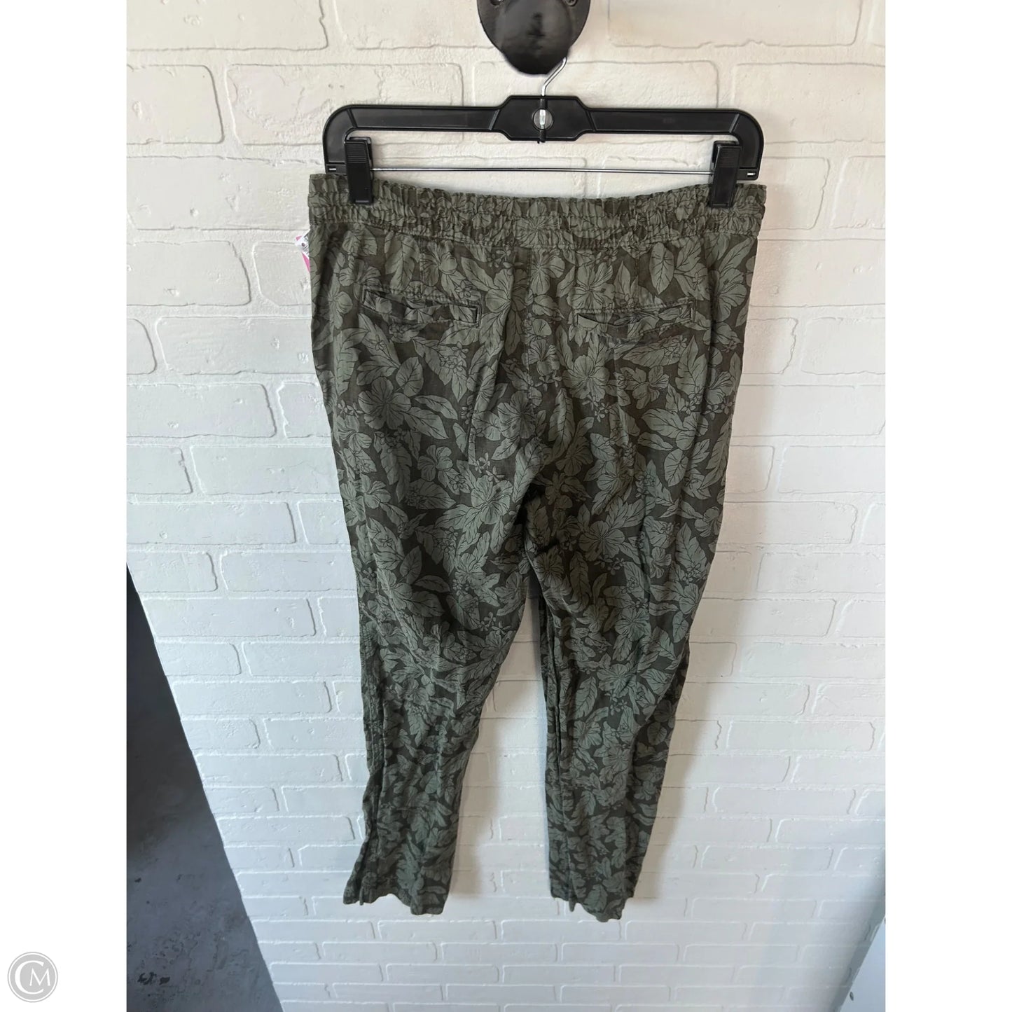 Pants Linen By Caslon In Green, Size: 0