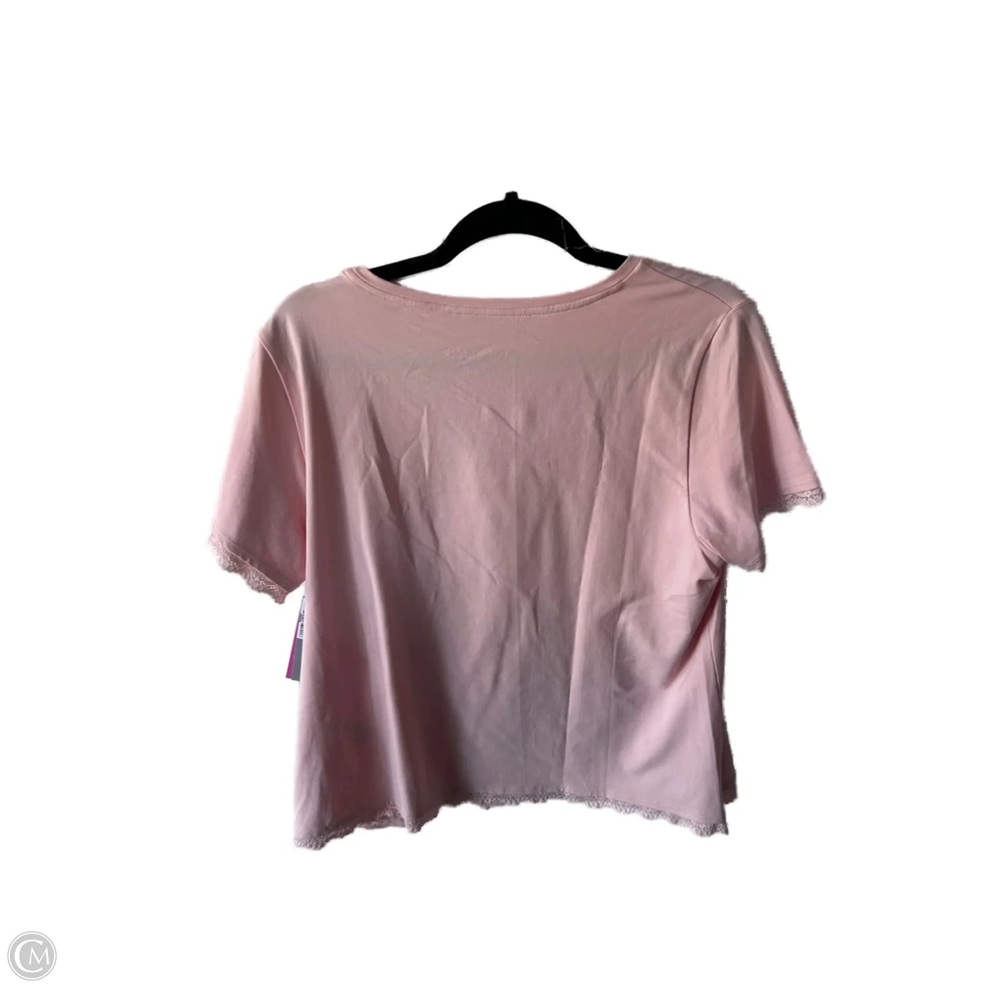 Top Short Sleeve By Soft Surroundings In Pink, Size: Lp