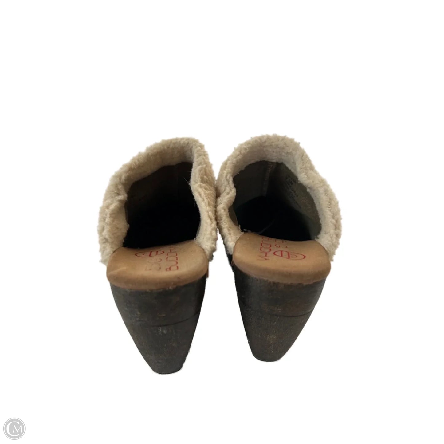 Shoes Heels Wedge By Big Buddha In Brown, Size: 8.5