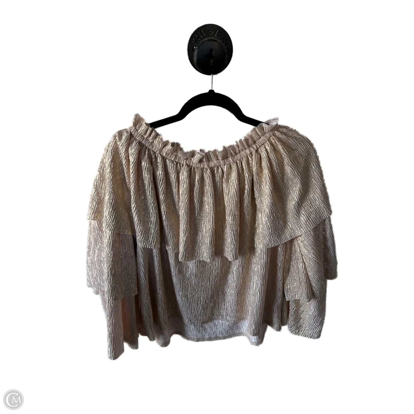 Top Long Sleeve By Cmb In Pink, Size: 1x