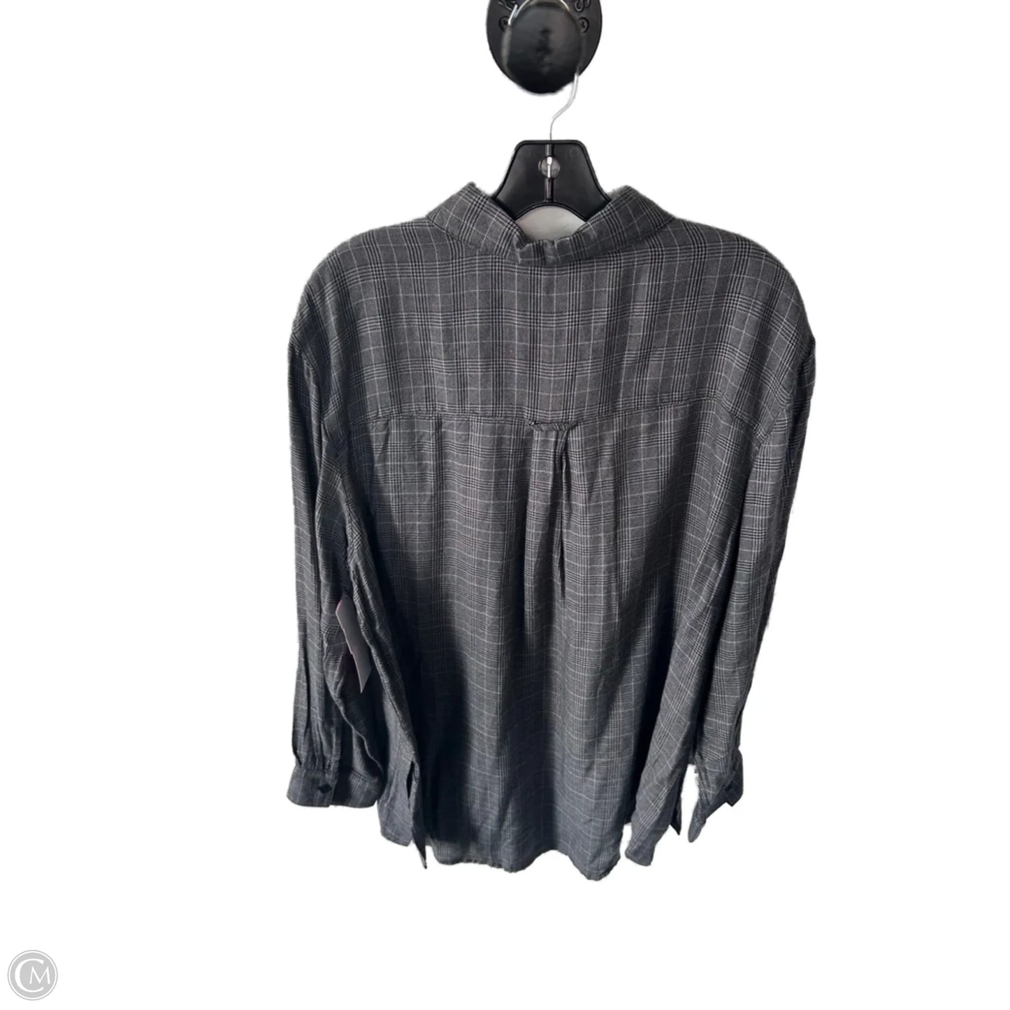 Top Long Sleeve By A New Day In Grey, Size: Xl