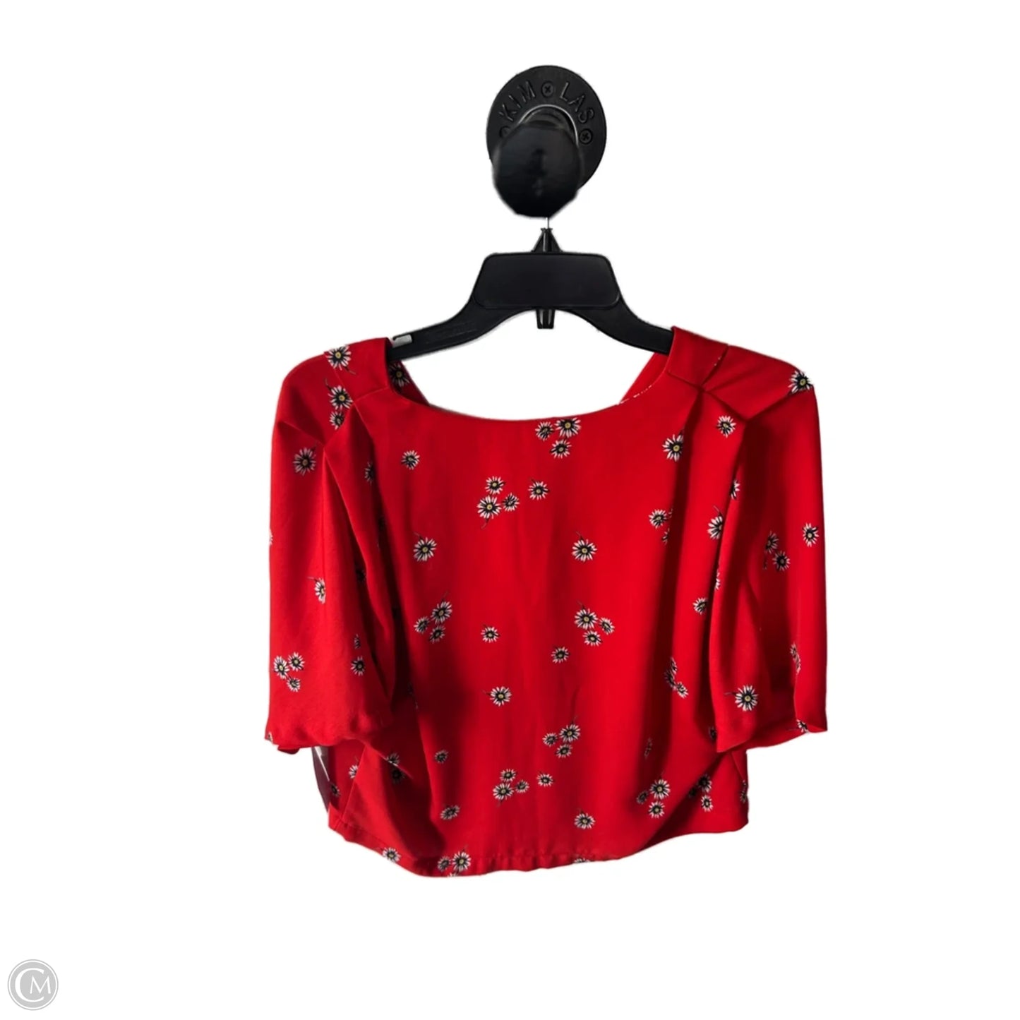 Top Short Sleeve By Elodie In Red, Size: S