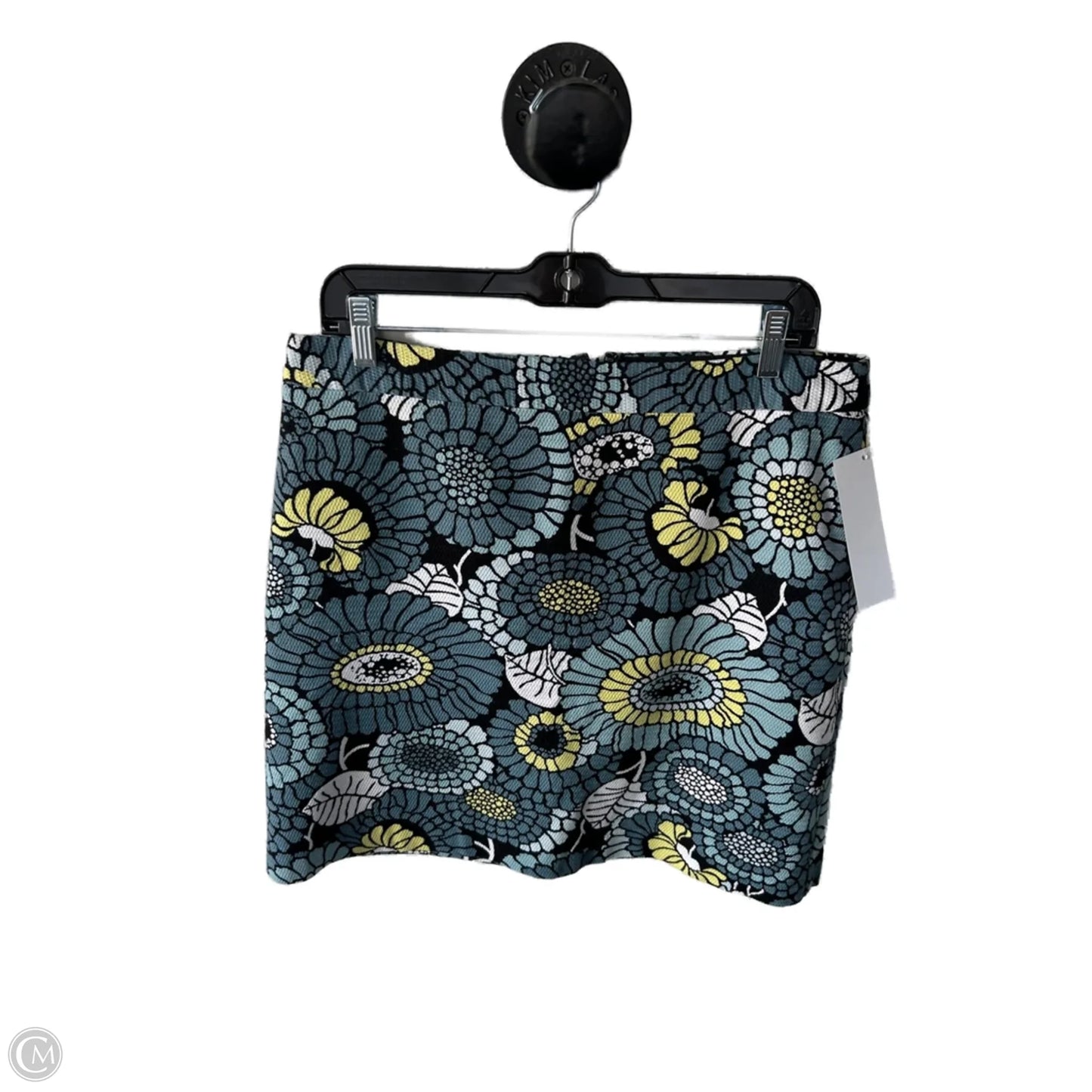 Skirt Mini & Short By Ann Taylor In Black & Blue, Size: 10