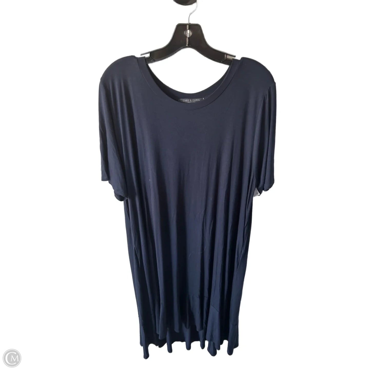 Dress Casual Midi By Chris And Carol In Blue, Size: 2x