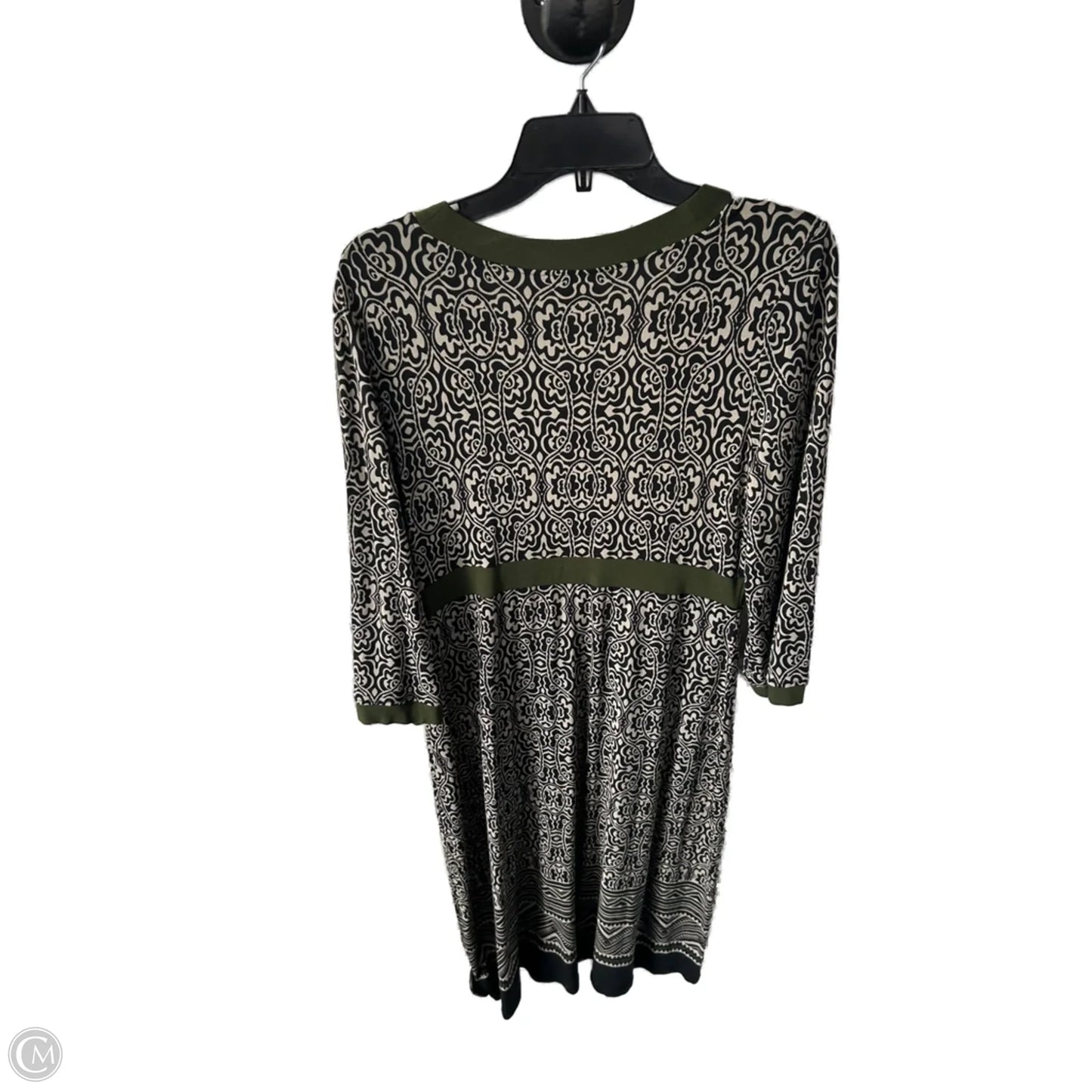 Athletic Dress By Athleta In Black & Green, Size: M