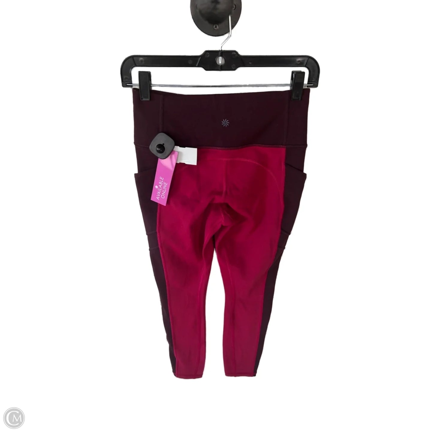 Athletic Leggings By Athleta In Pink, Size: 0